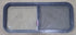 Used Black Radius Opening Window : 36 1/2" W x 14 3/4" H x 1 3/4" D - Young Farts RV Parts