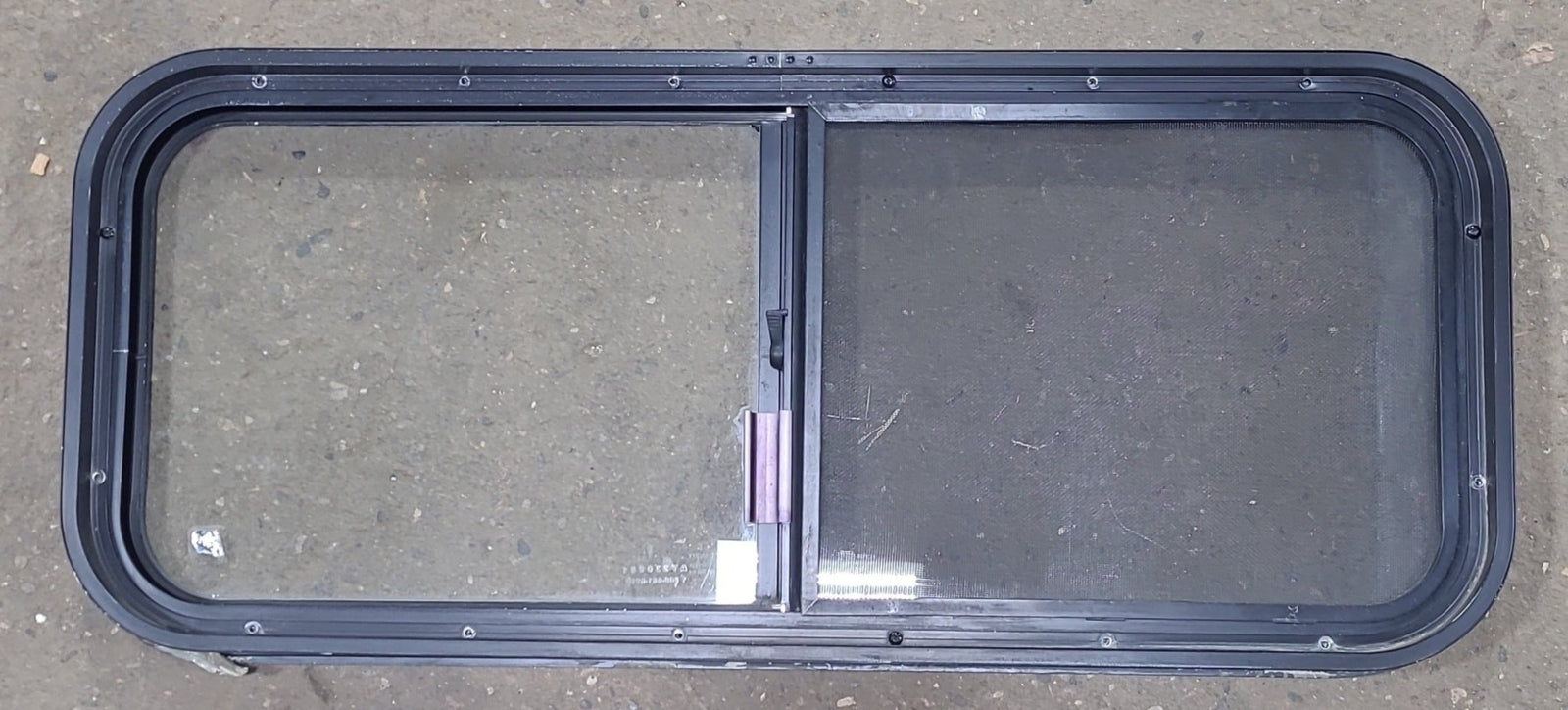 Used Black Radius Opening Window : 36 1/2