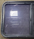 Used Black Radius Opening Window : 36 1/2" W x 21 3/4" H x 1 3/4" D - Young Farts RV Parts