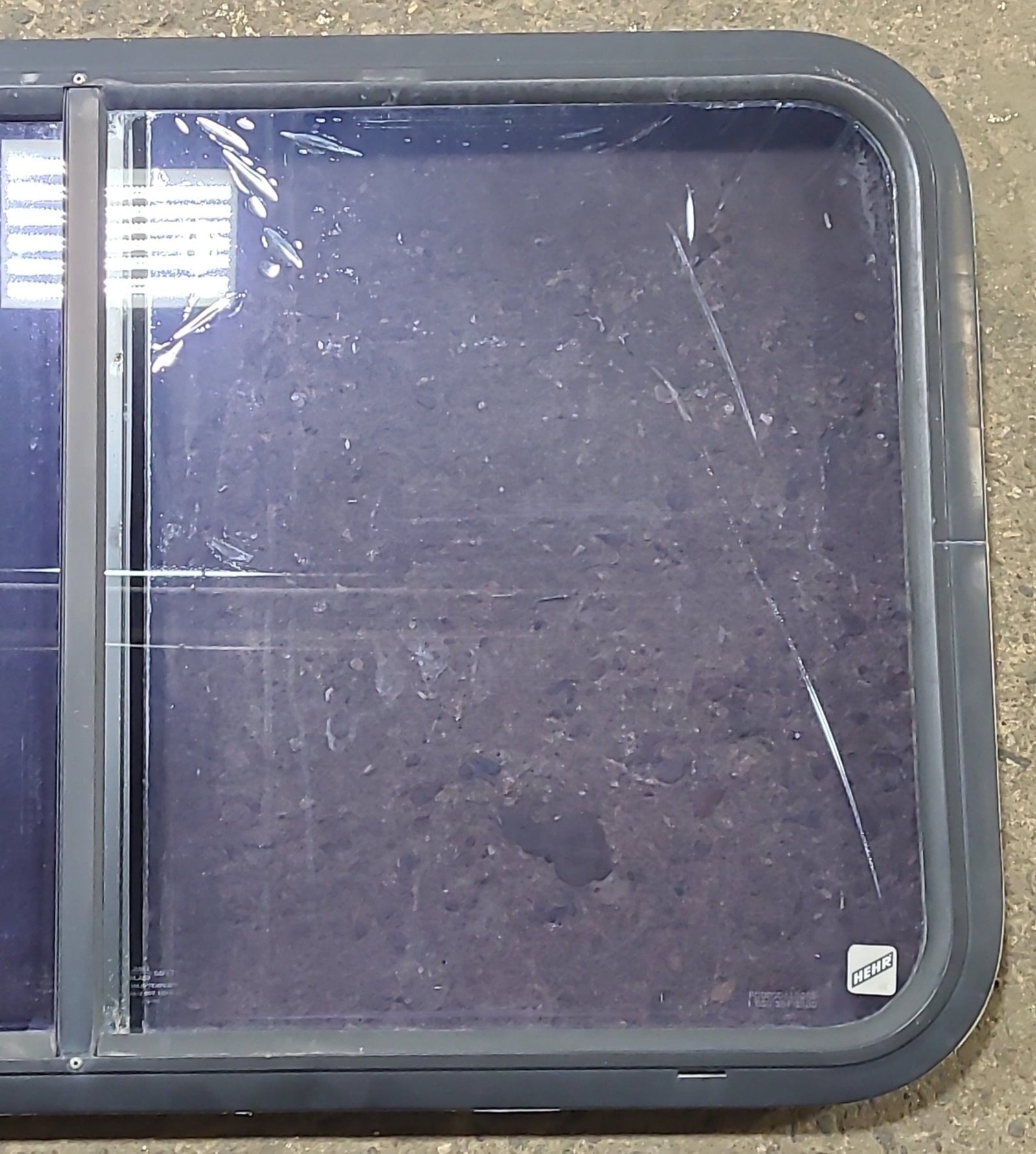 Used Black Radius Opening Window : 36 1/2