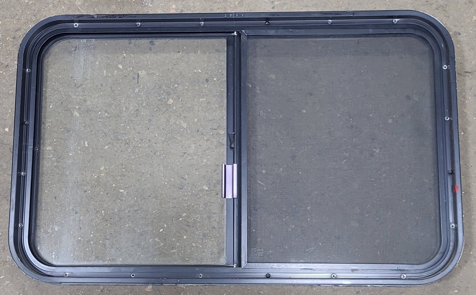 Used Black Radius Opening Window : 36 1/2