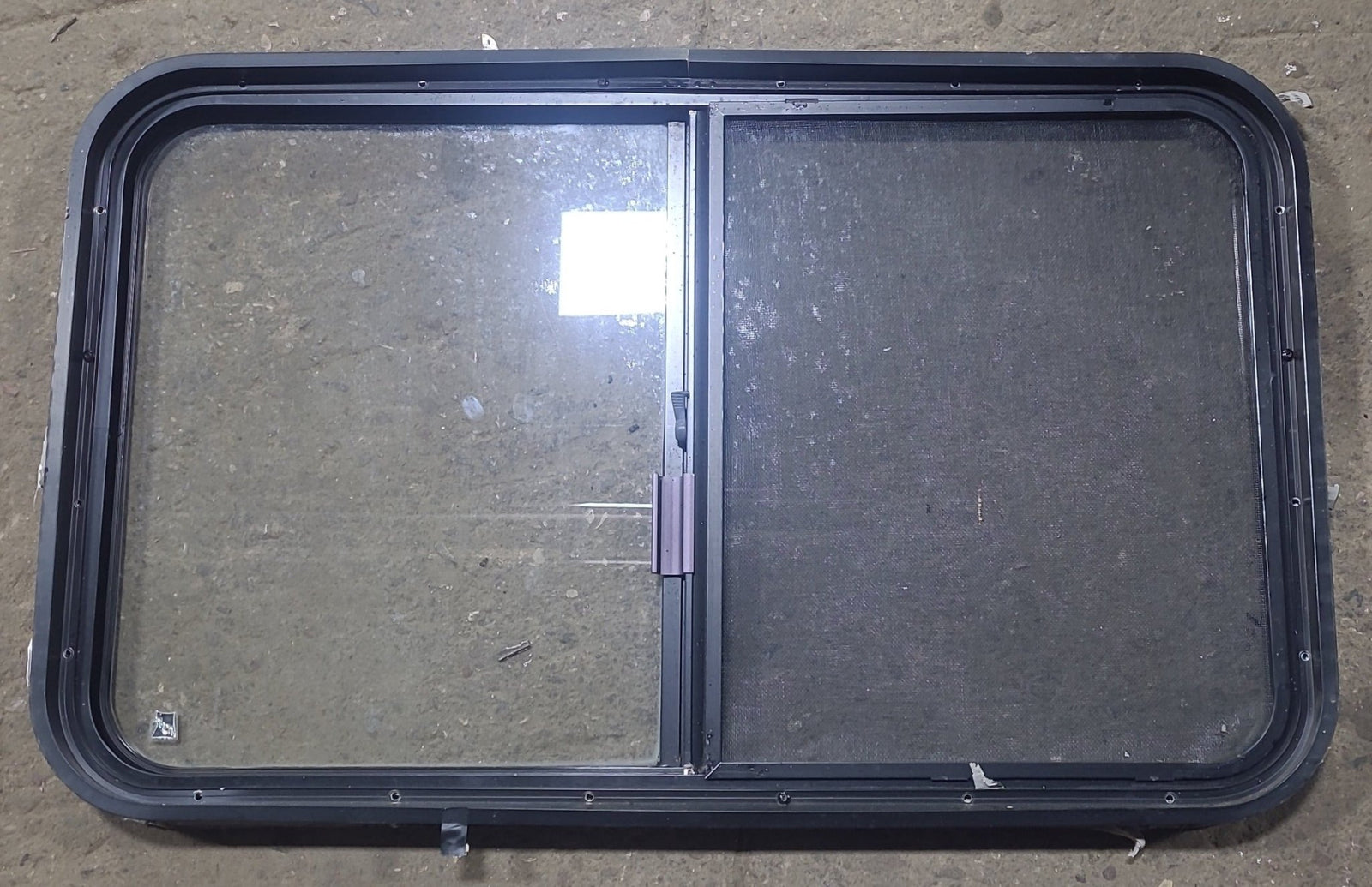 Used Black Radius Opening Window : 36 1/2