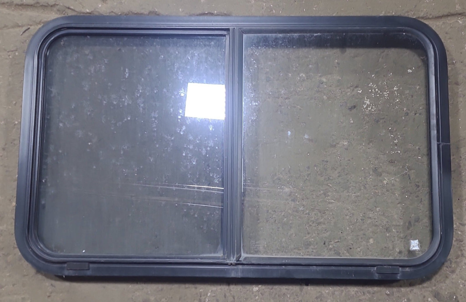 Used Black Radius Opening Window : 36 1/2