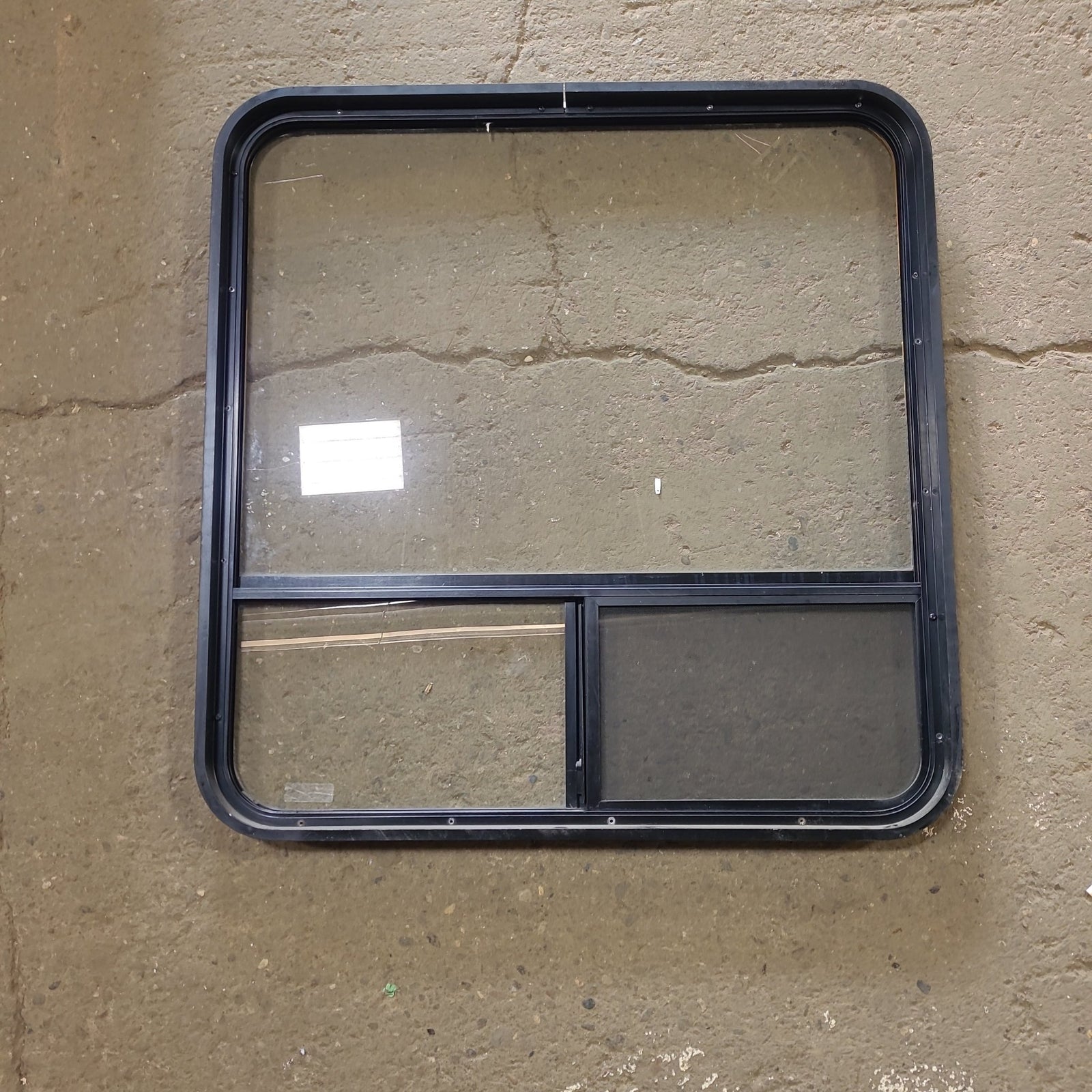 Used Black Radius Opening Window : 36 1/2