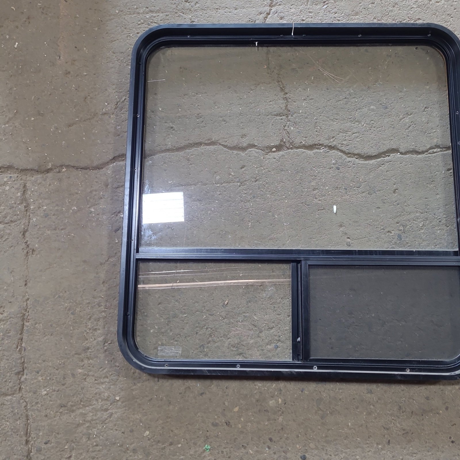 Used Black Radius Opening Window : 36 1/2