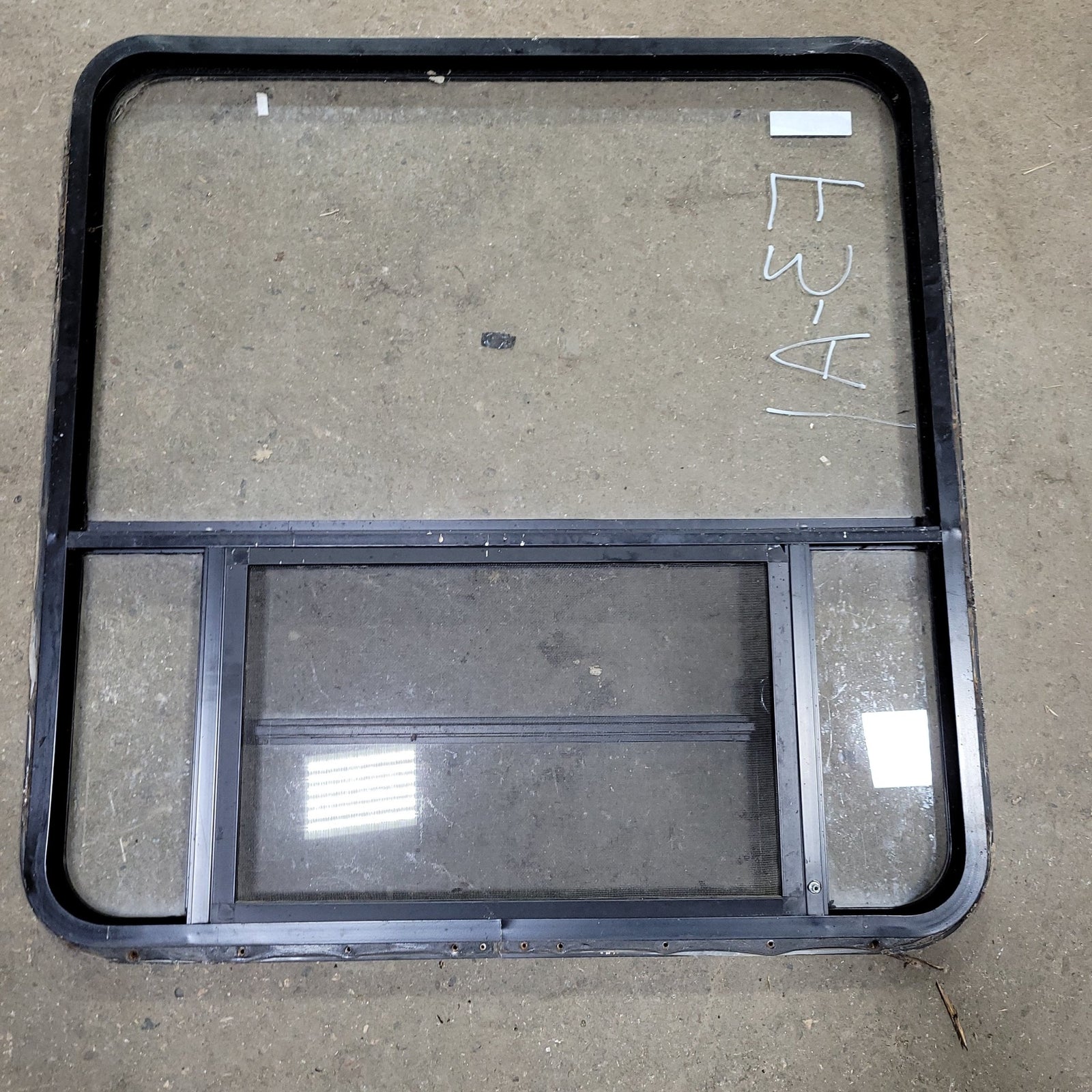 Used Black Radius Opening Window : 36 1/2