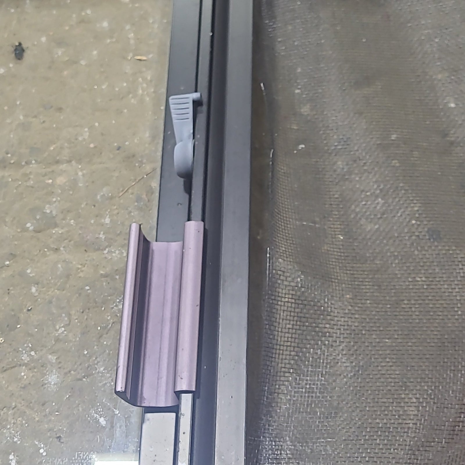 Used Black Radius Opening Window : 36 1/4