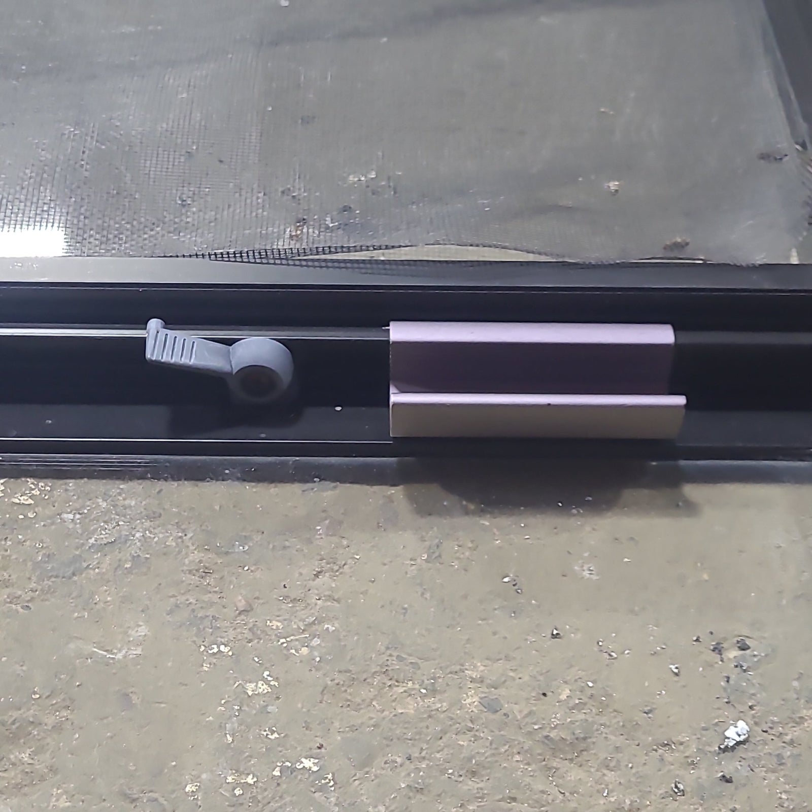 Used Black Radius Opening Window : 36 1/4