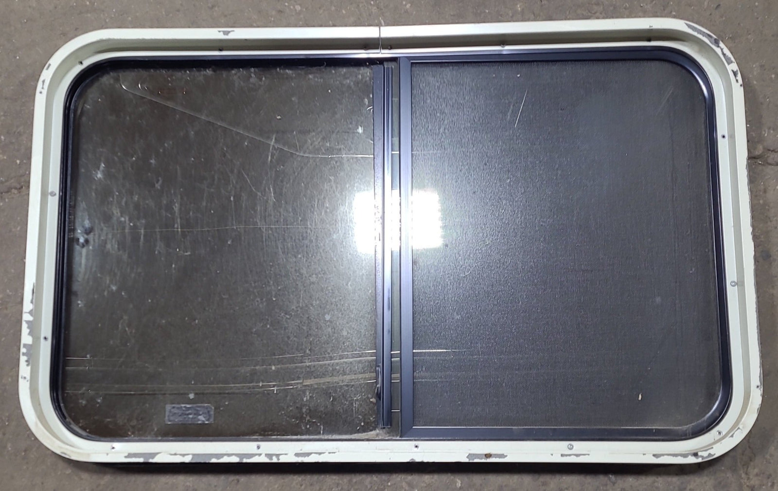 Used Black Radius Opening Window : 36 1/4