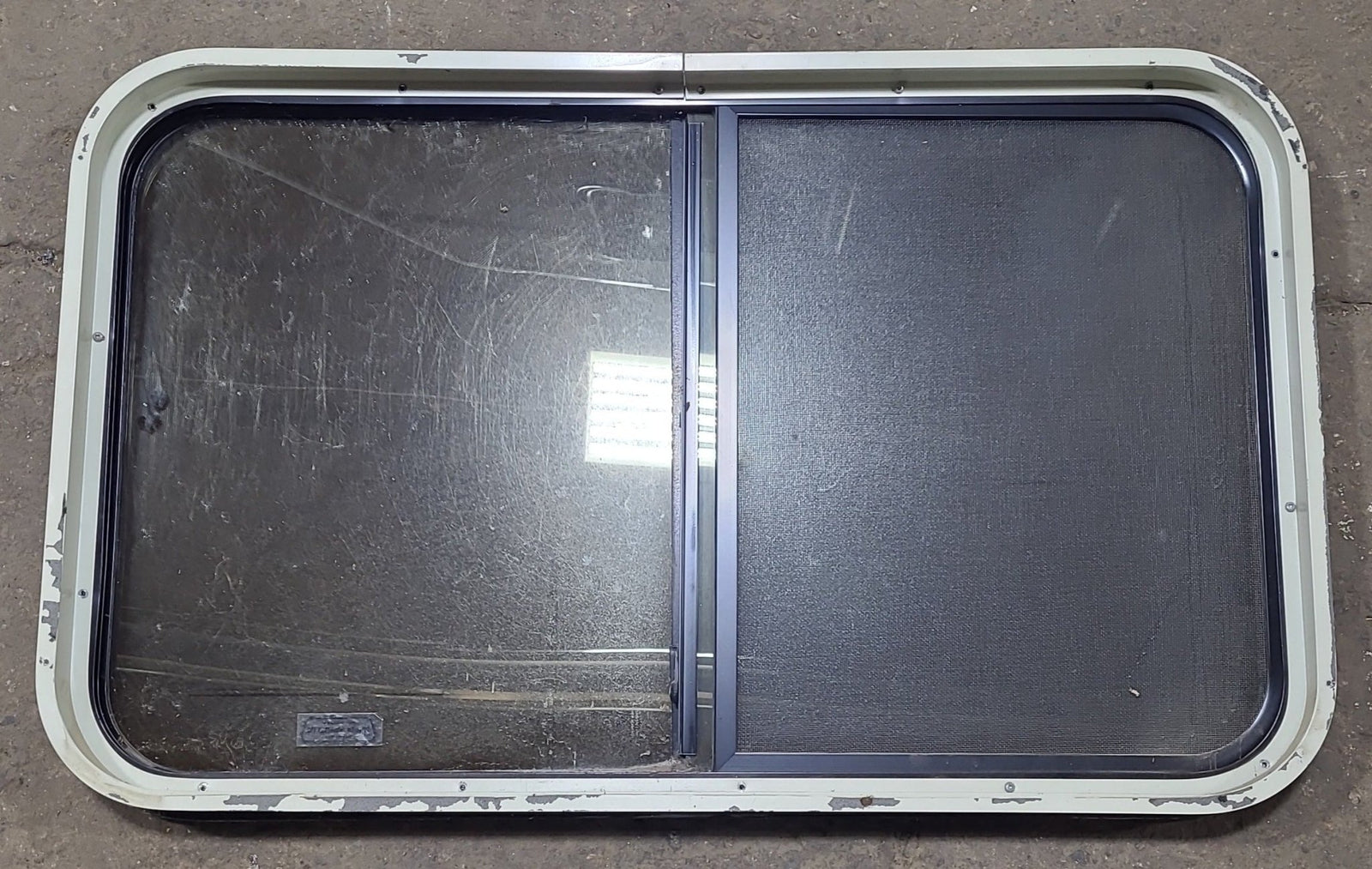 Used Black Radius Opening Window : 36 1/4