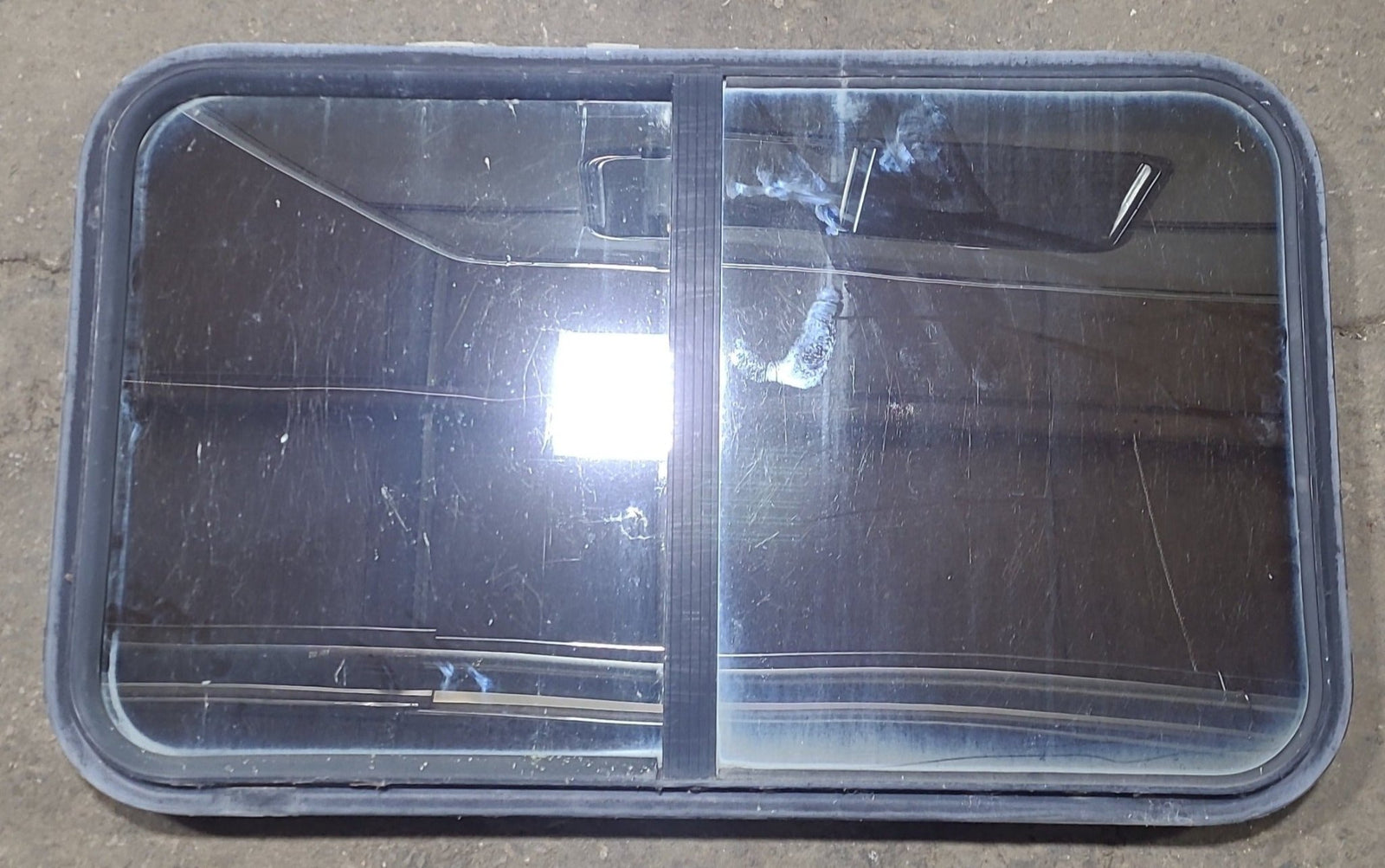 Used Black Radius Opening Window : 36 1/4