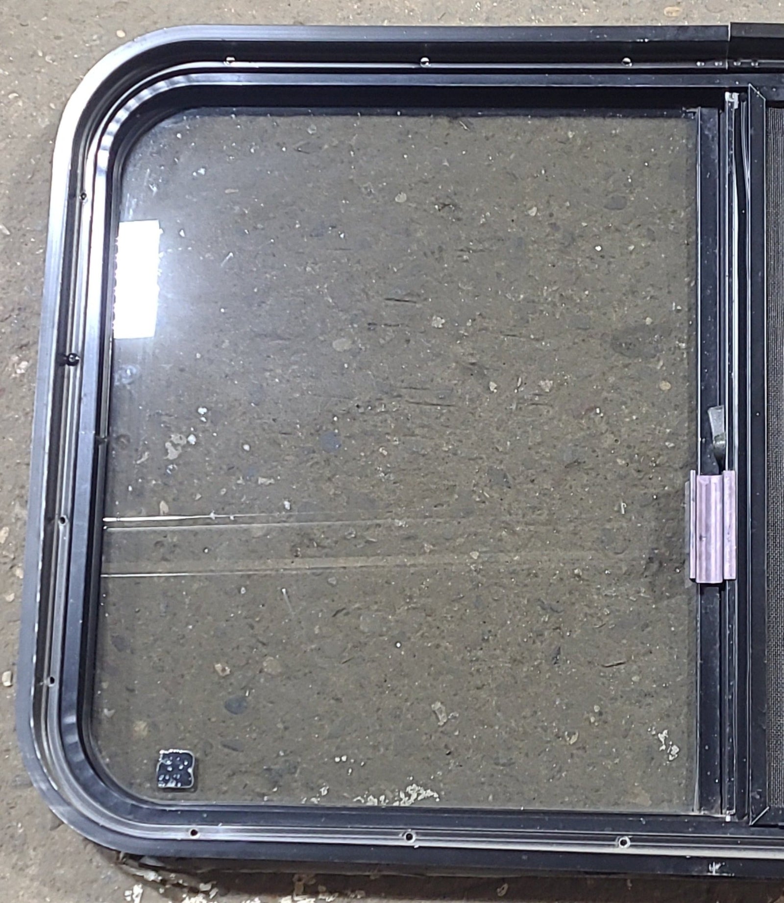 Used Black Radius Opening Window : 36 1/4