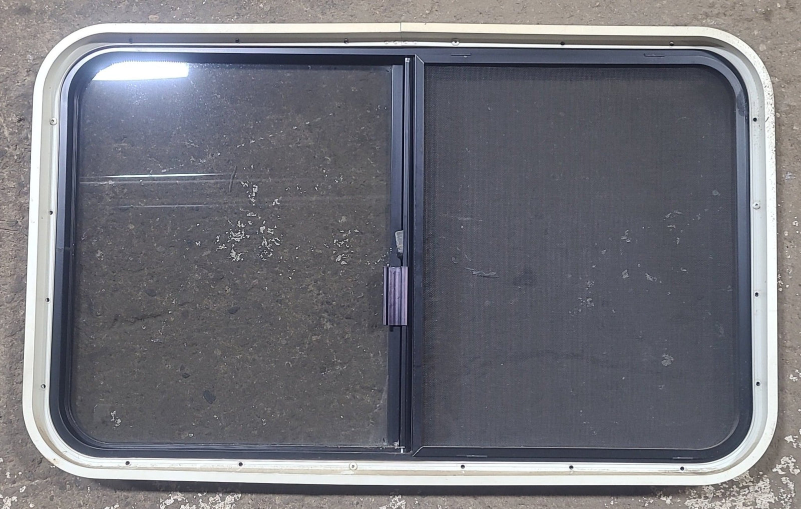 Used Black Radius Opening Window : 36 1/4