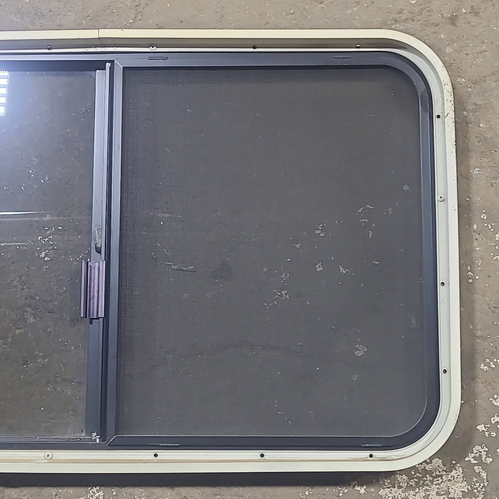 Used Black Radius Opening Window : 36 1/4