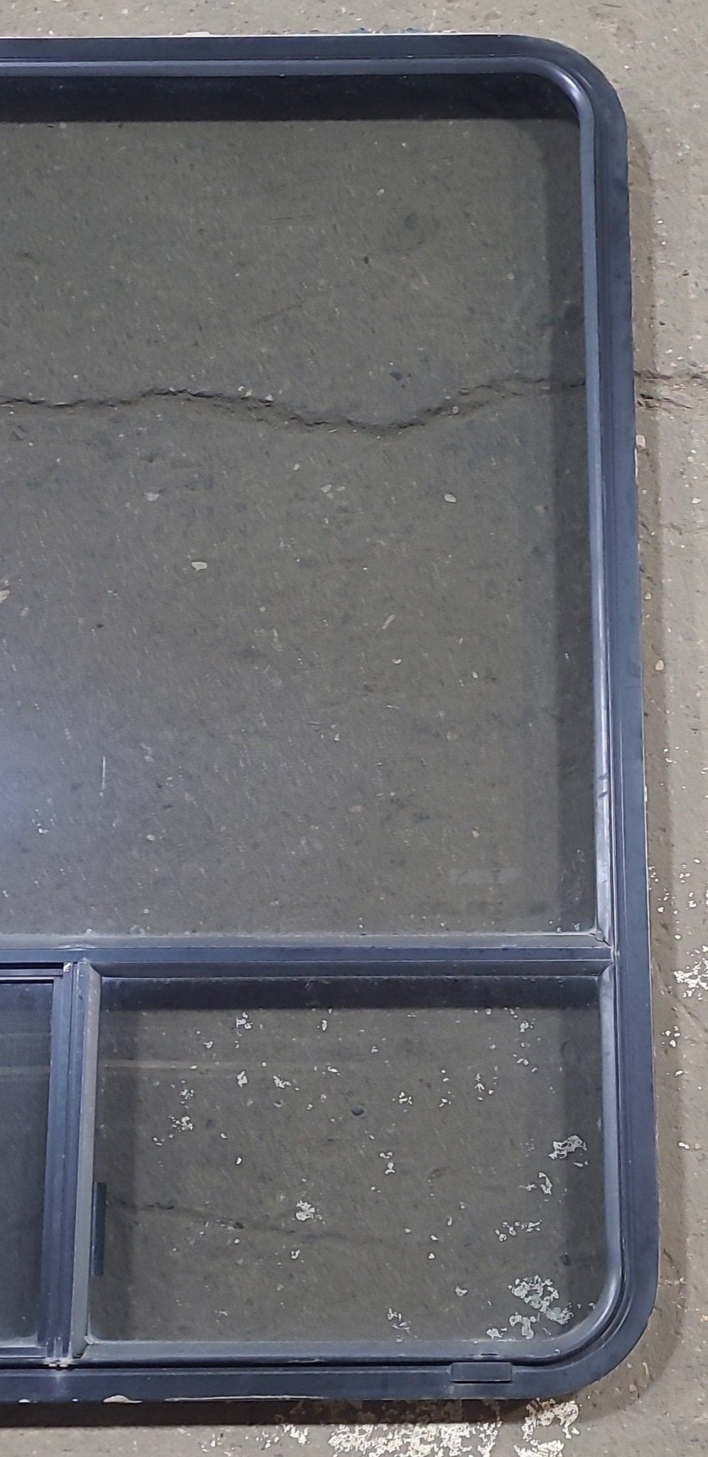 Used Black Radius Opening Window : 36 1/4