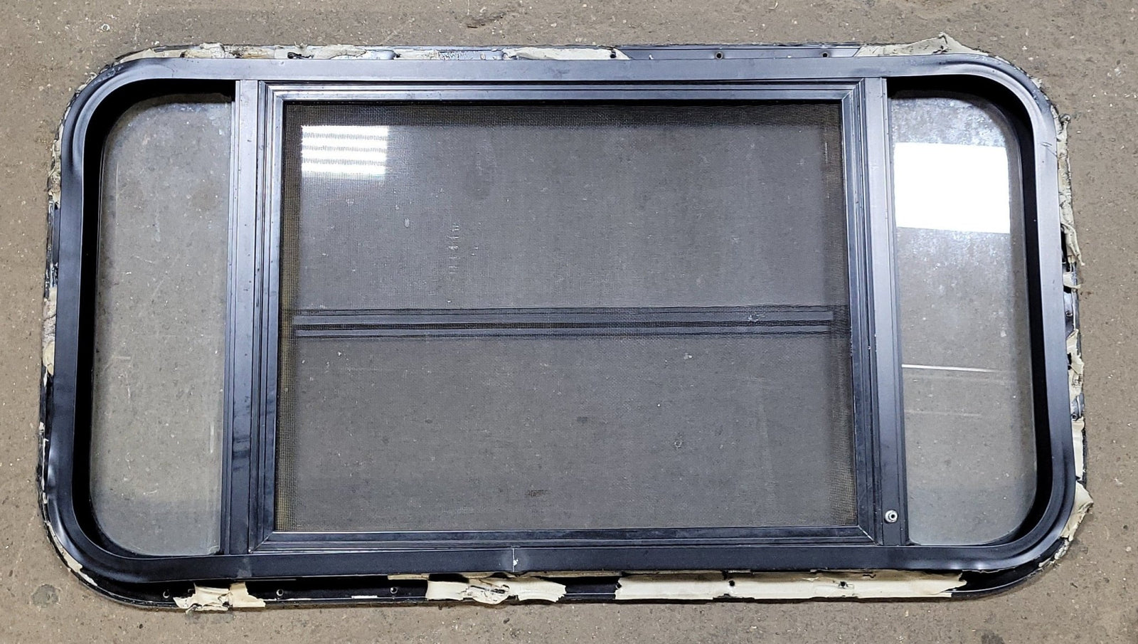 Used Black Radius Opening Window : 36 3/4