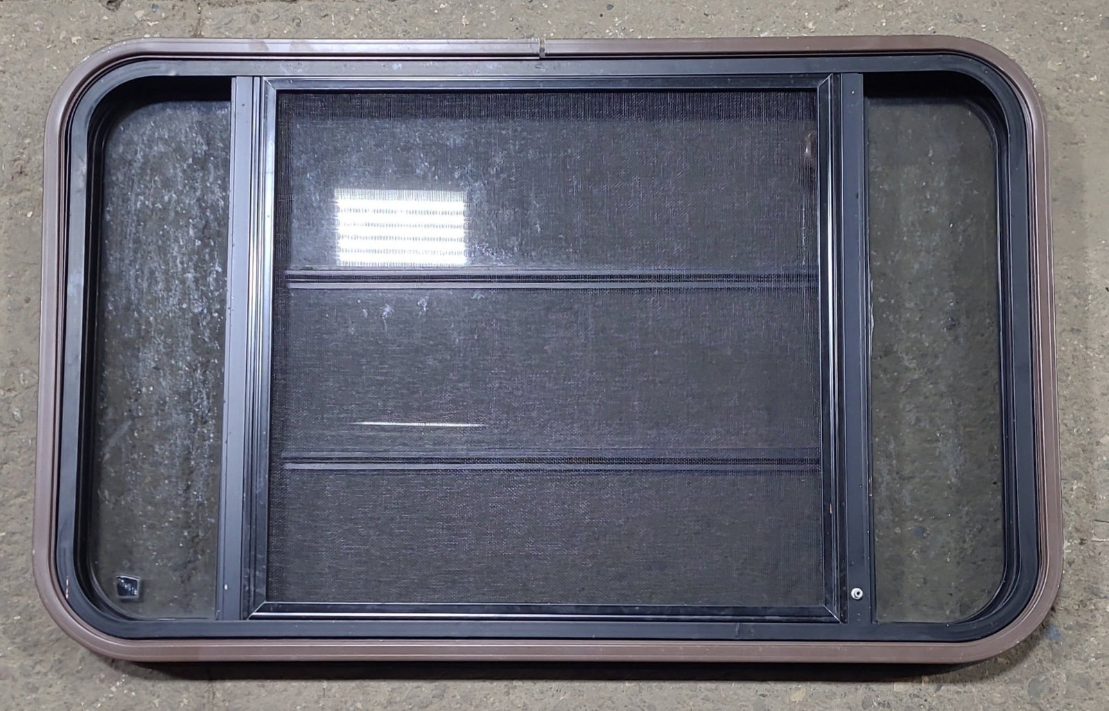 Used Black Radius Opening Window : 36 3/4