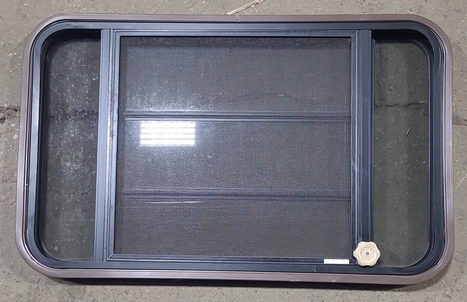 Used Black Radius Opening Window : 36 3/4