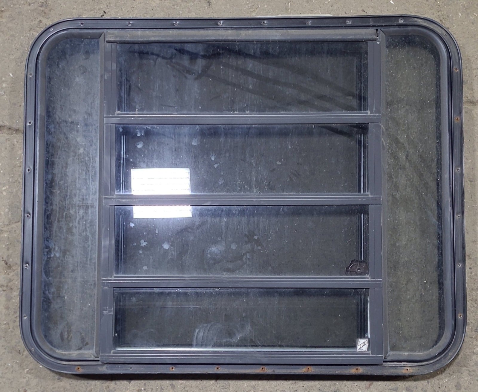 Used Black Radius Opening Window : 36 3/4