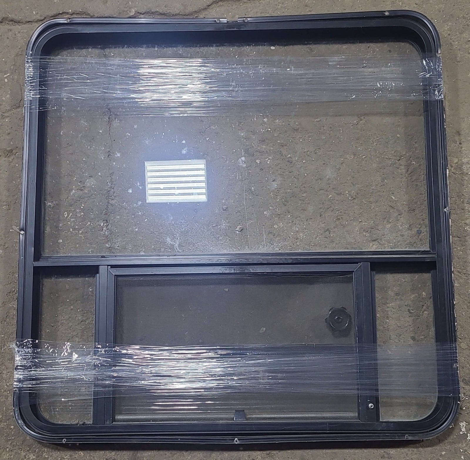 Used Black Radius Opening Window : 36 3/4