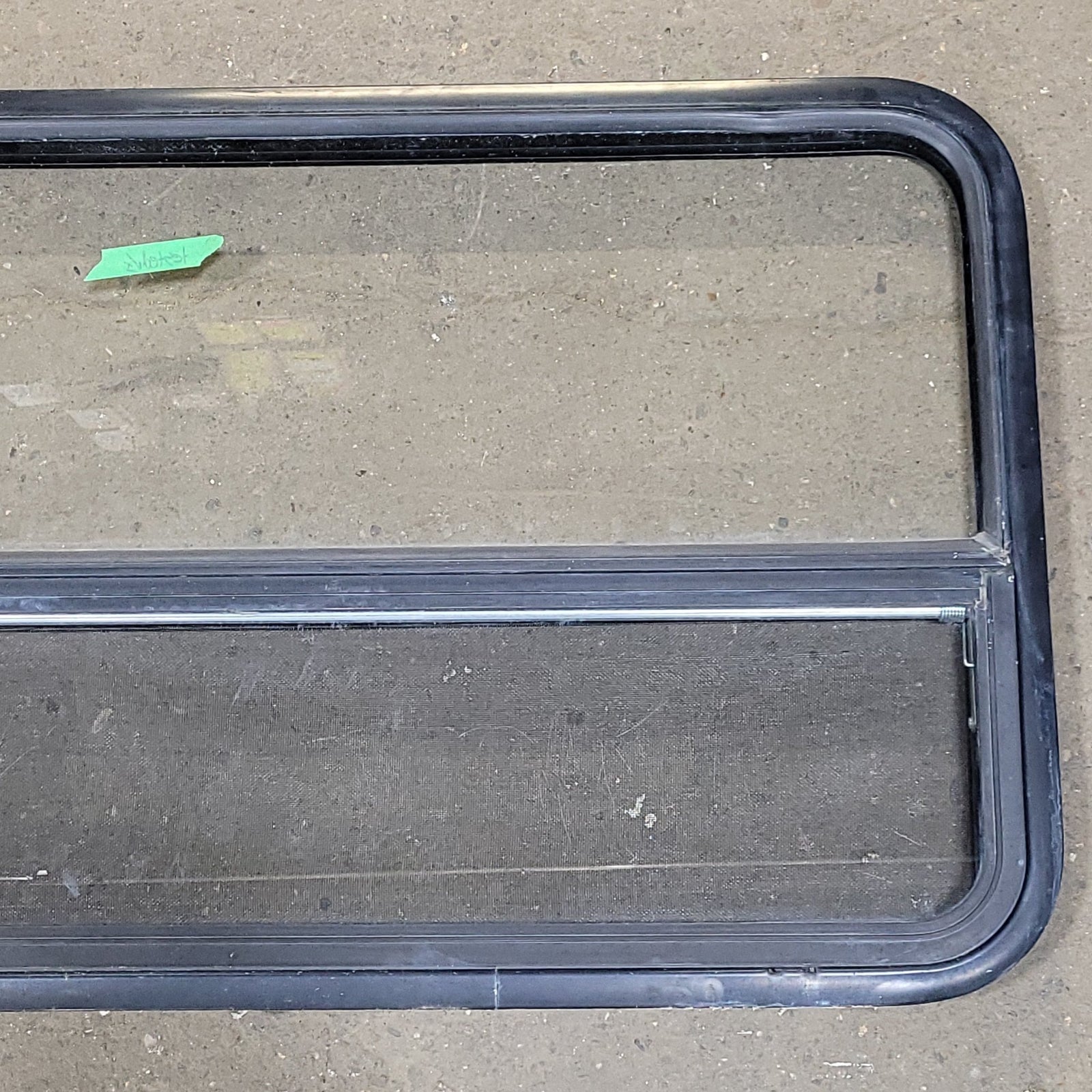 Used Black Radius Opening Window : 40 3/8