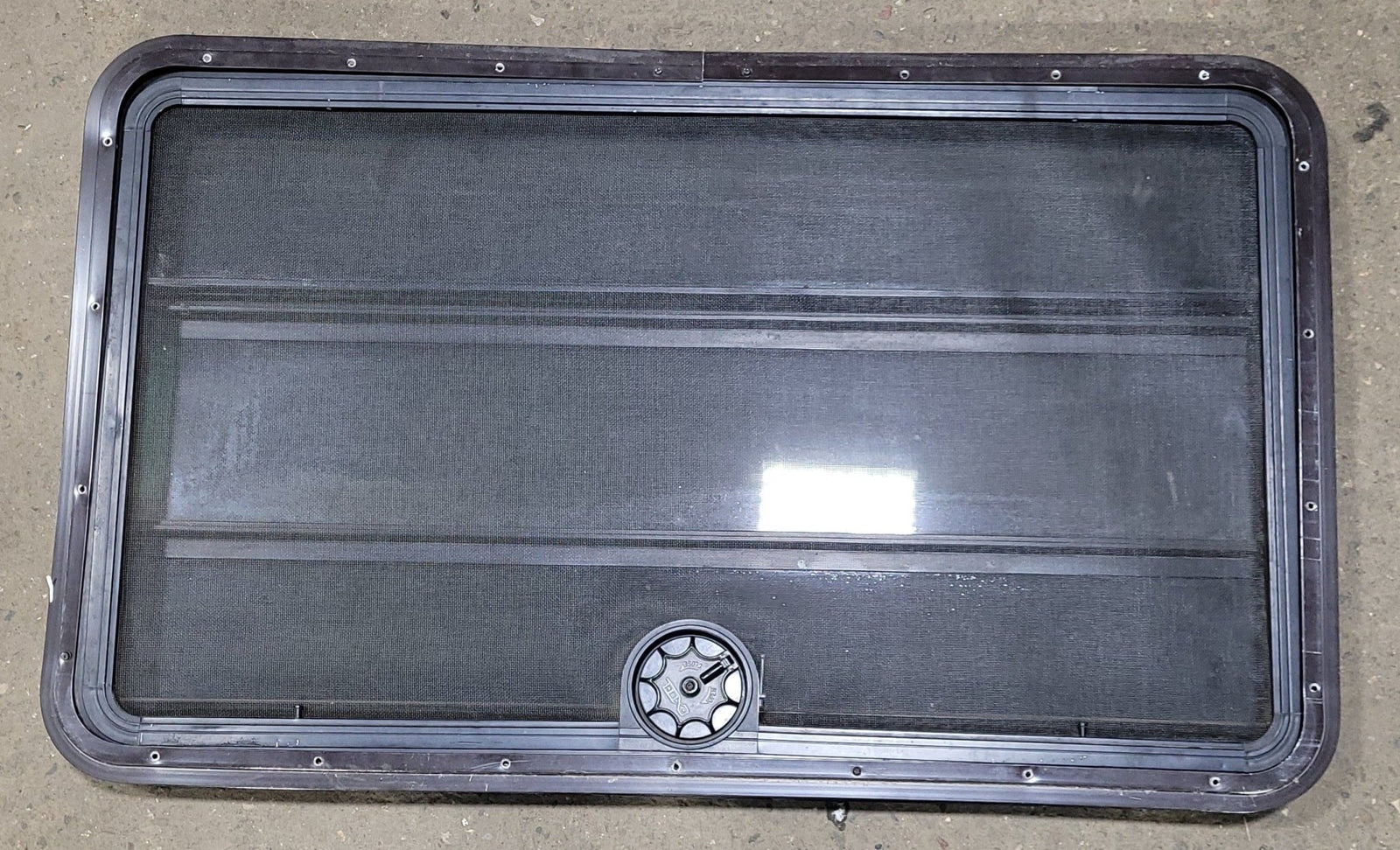 Used Black Radius Opening Window : 40 3/8