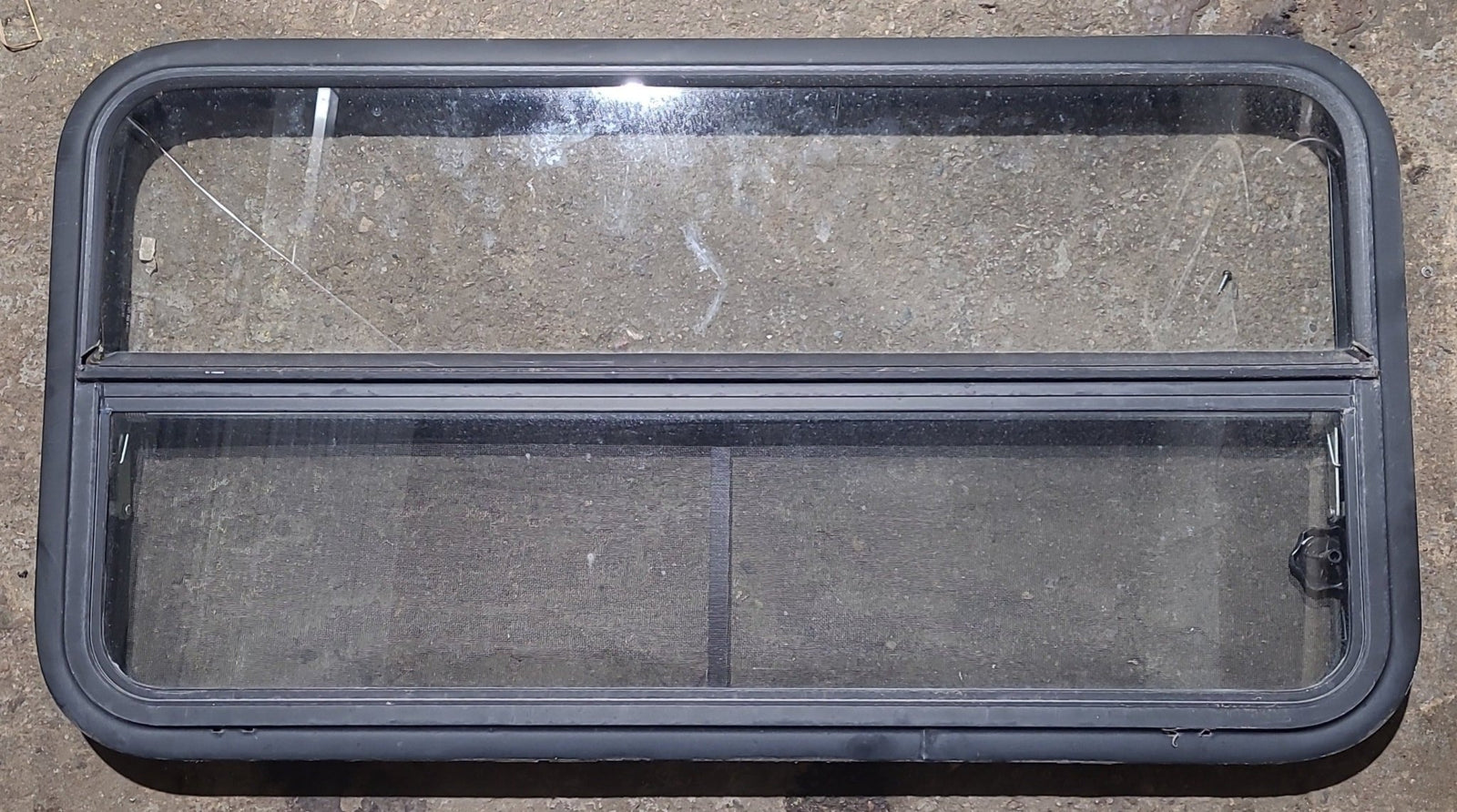 Used Black Radius Opening Window : 41 1/2