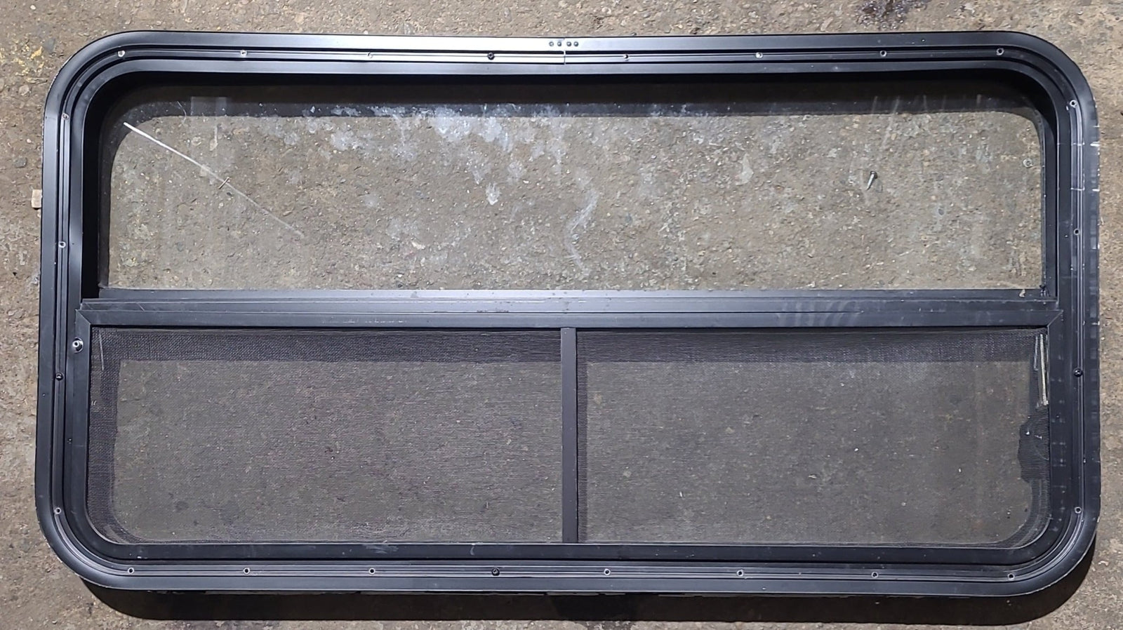 Used Black Radius Opening Window : 41 1/2