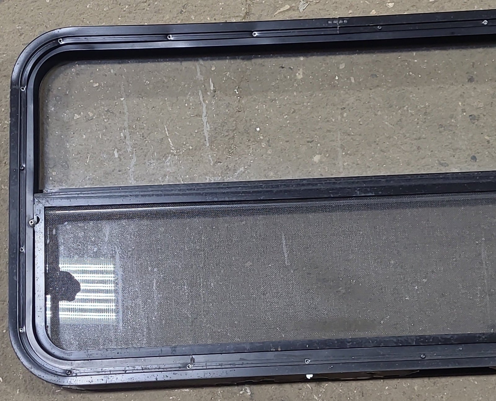 Used Black Radius Opening Window : 41 1/2