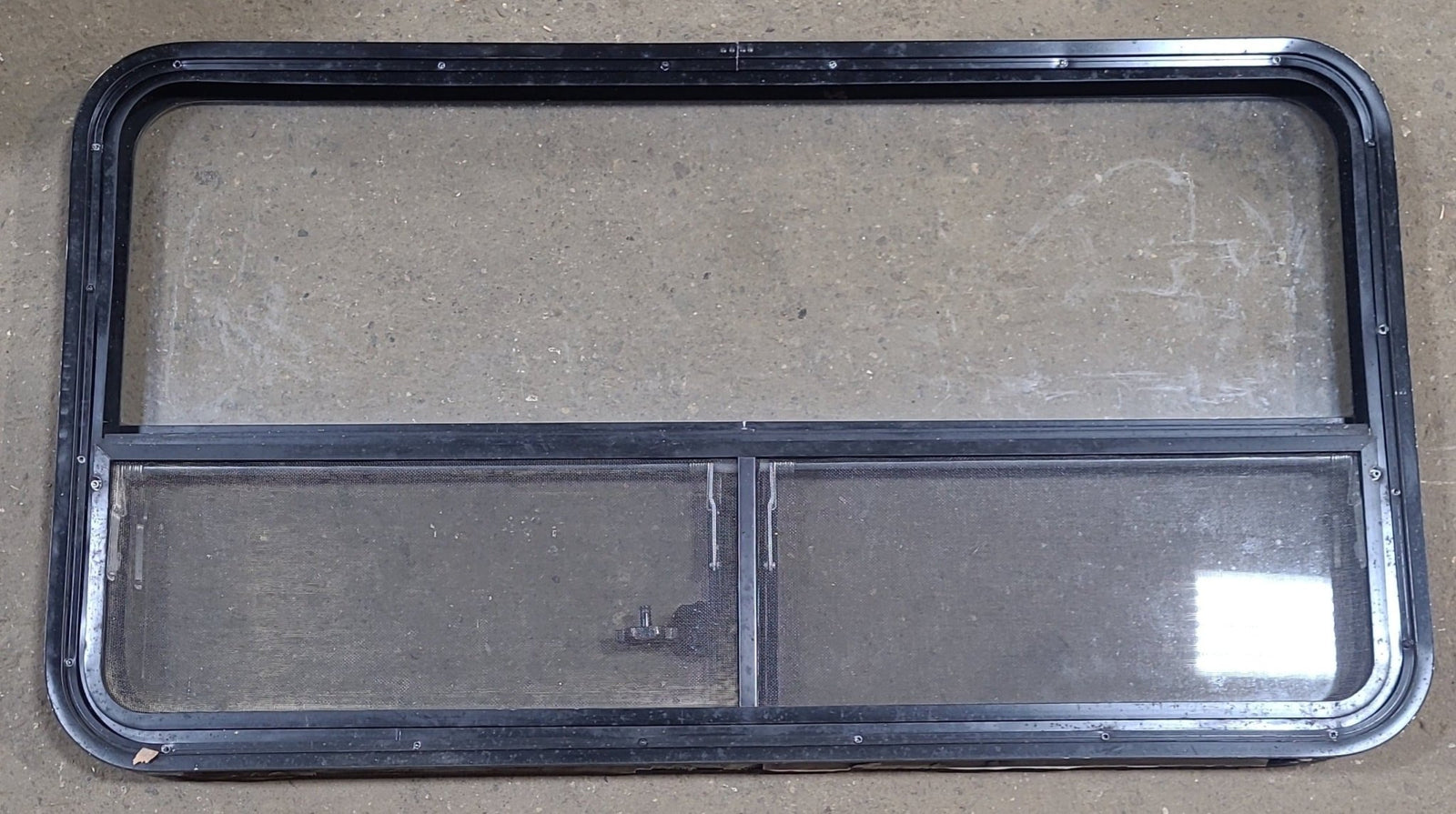 Used Black Radius Opening Window : 41 1/2