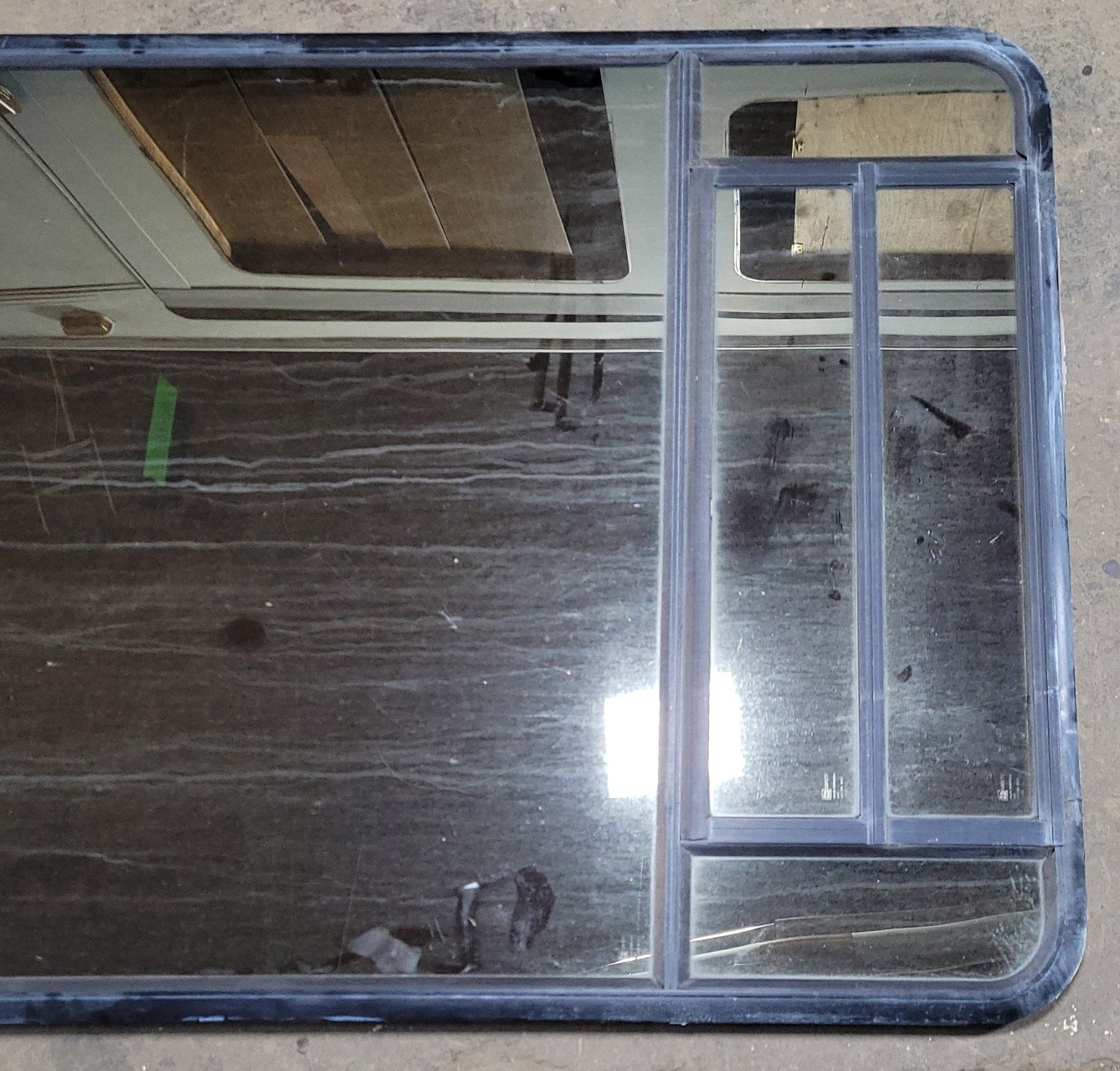 Used Black Radius Opening Window : 41 1/4