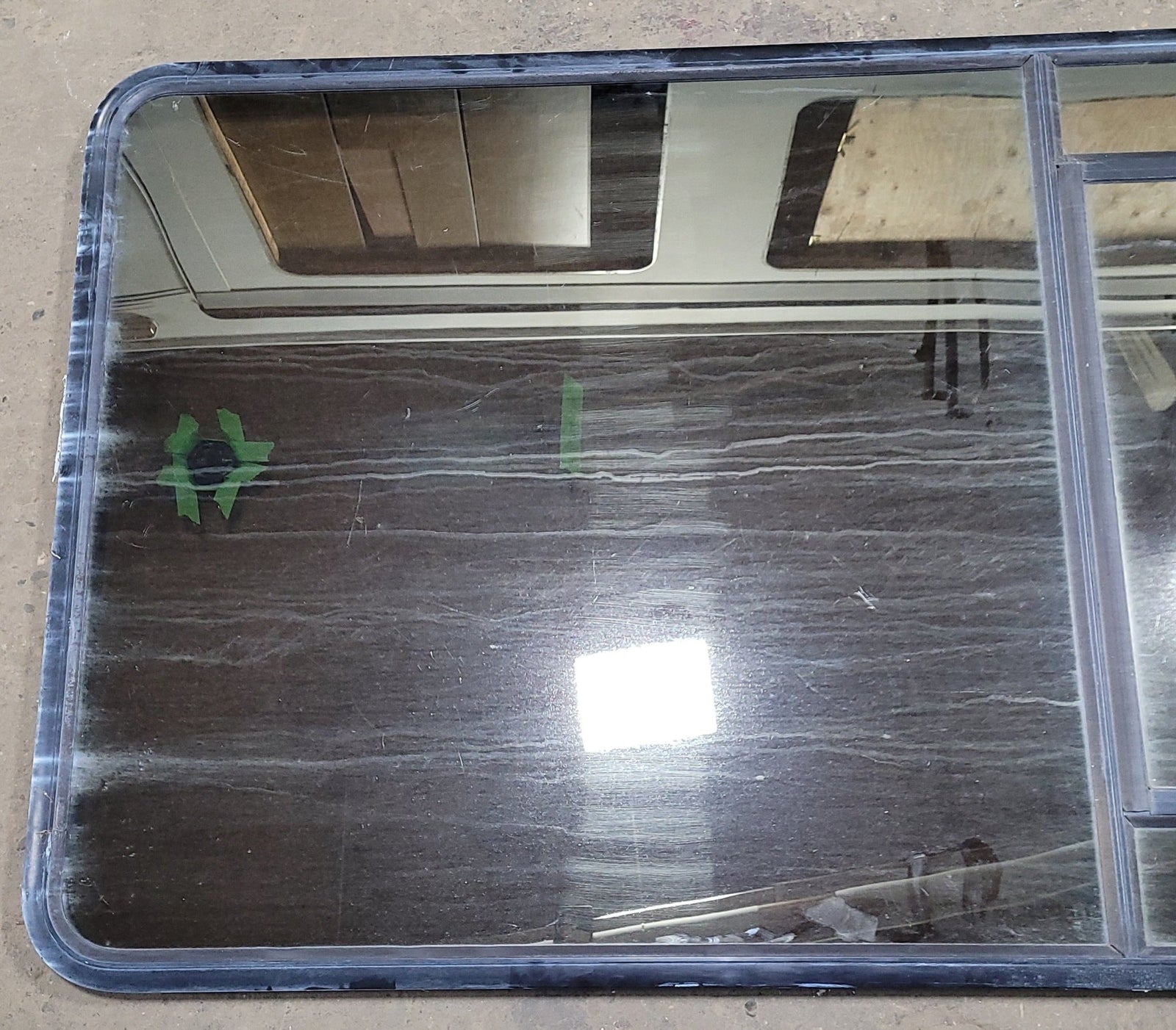 Used Black Radius Opening Window : 41 1/4