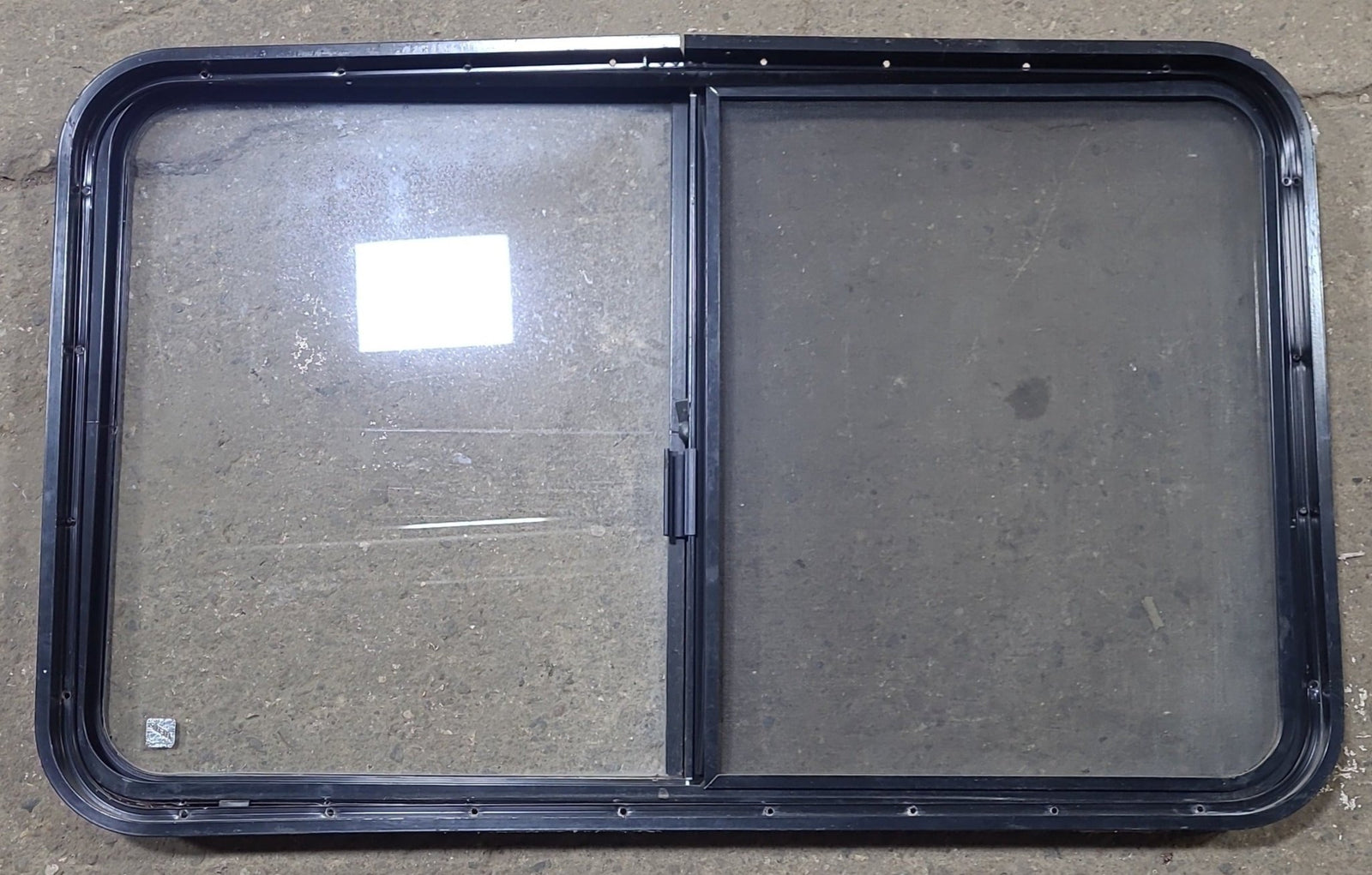 Used Black Radius Opening Window : 42 1/2