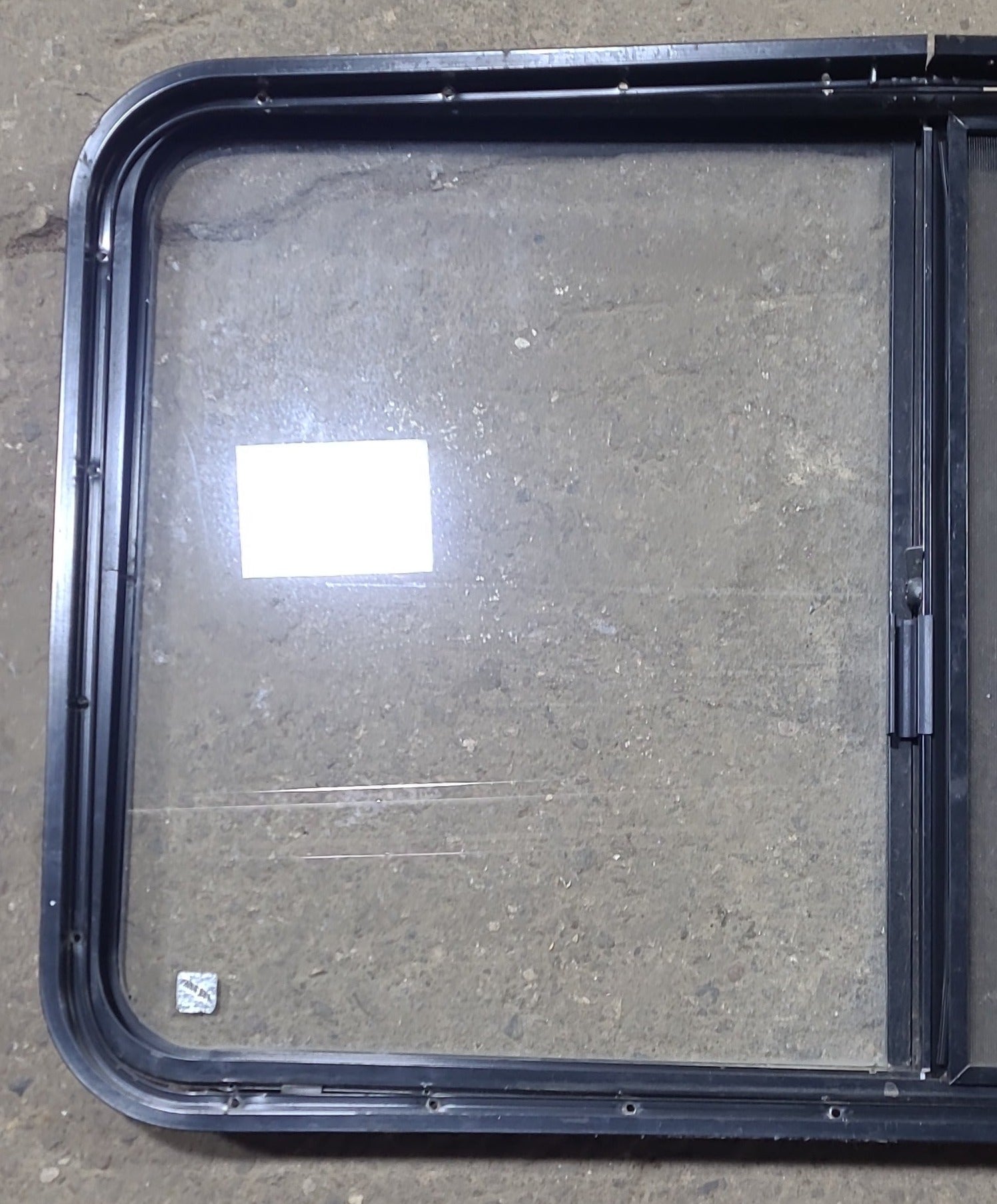 Used Black Radius Opening Window : 42 1/2