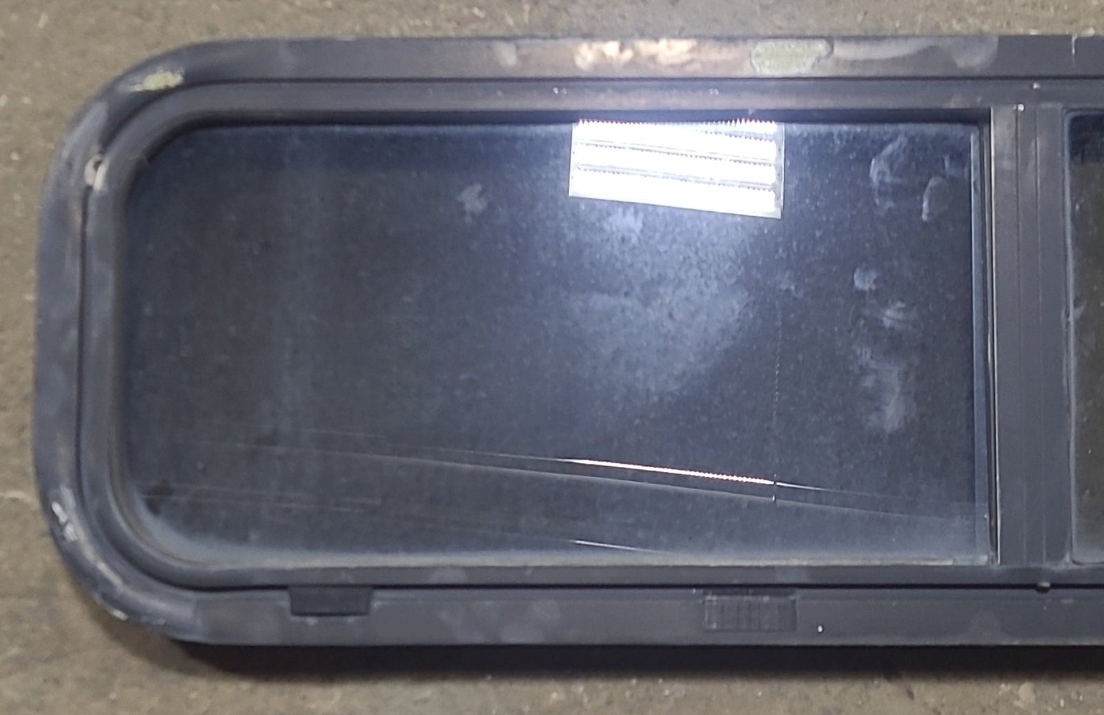 Used Black Radius Opening Window : 42 1/4