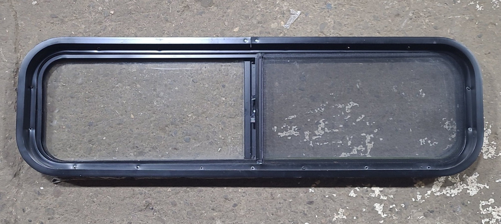 Used Black Radius Opening Window : 42 1/4