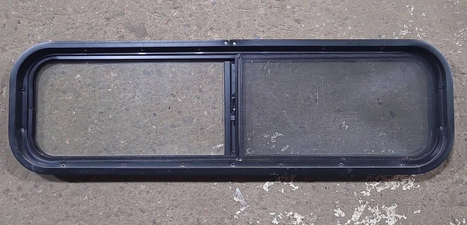 Used Black Radius Opening Window : 42 1/4