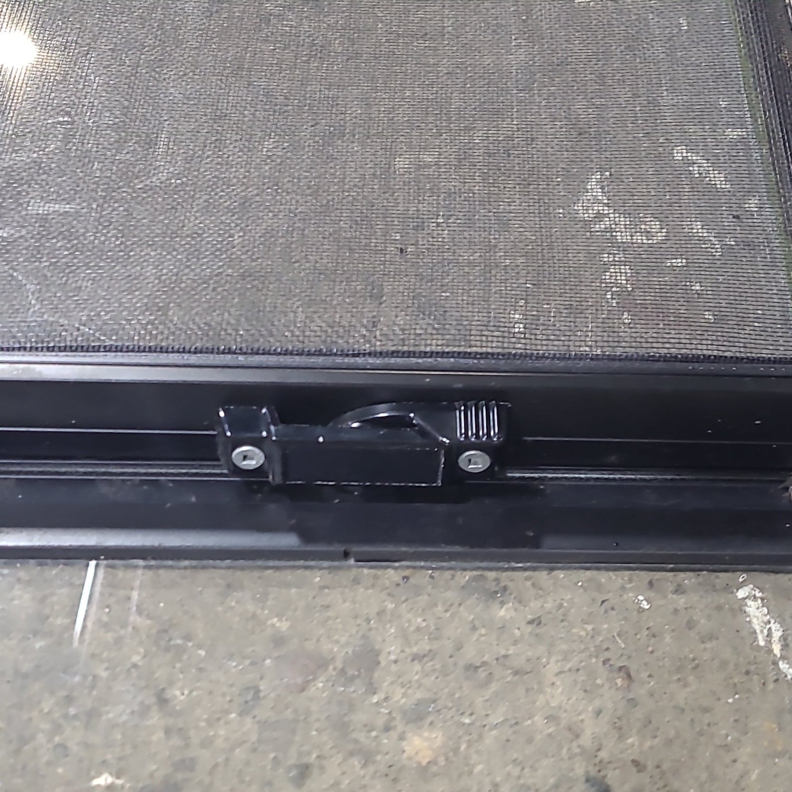 Used Black Radius Opening Window : 42 1/4