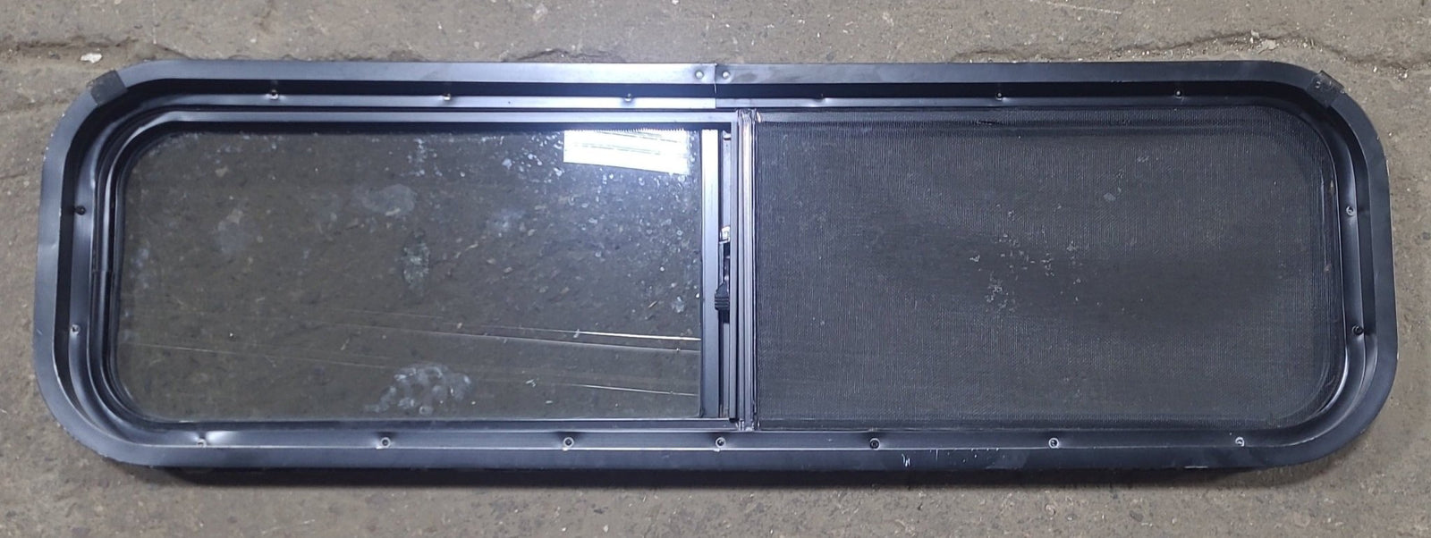 Used Black Radius Opening Window : 42 1/4