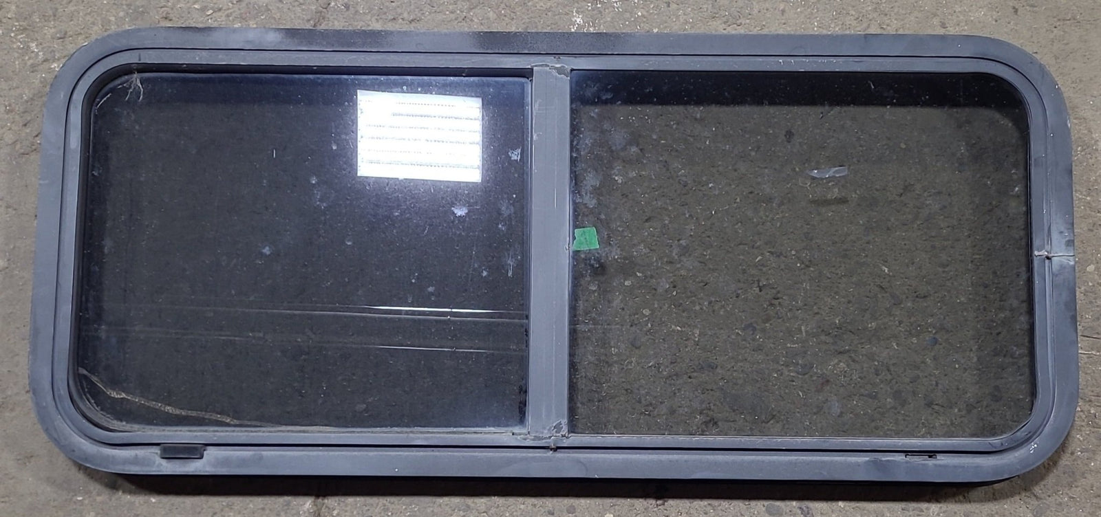 Used Black Radius Opening Window : 42 1/4