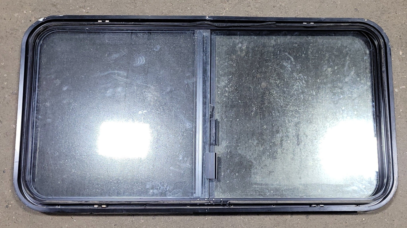 Used Black Radius Opening Window : 42 1/4