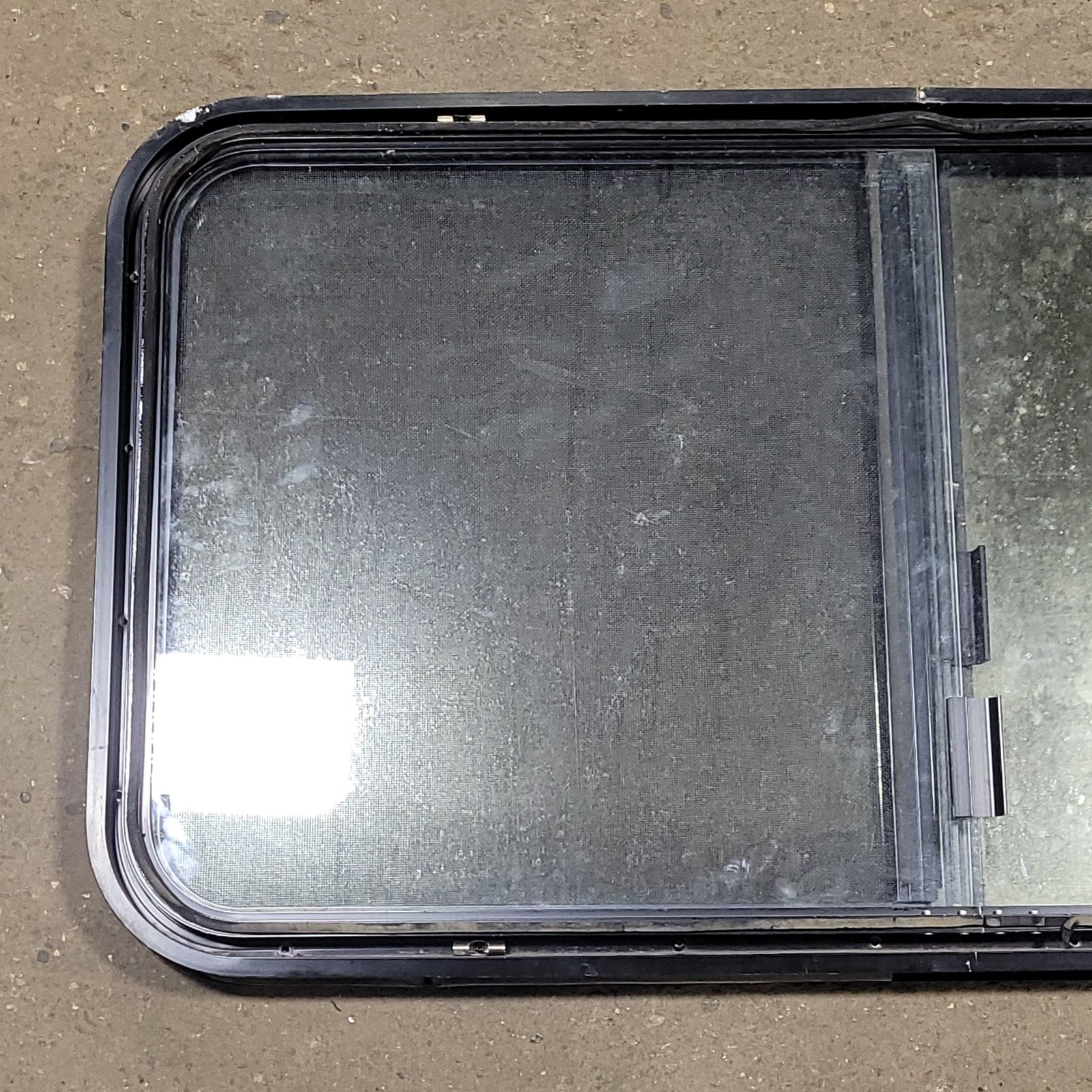 Used Black Radius Opening Window : 42 1/4