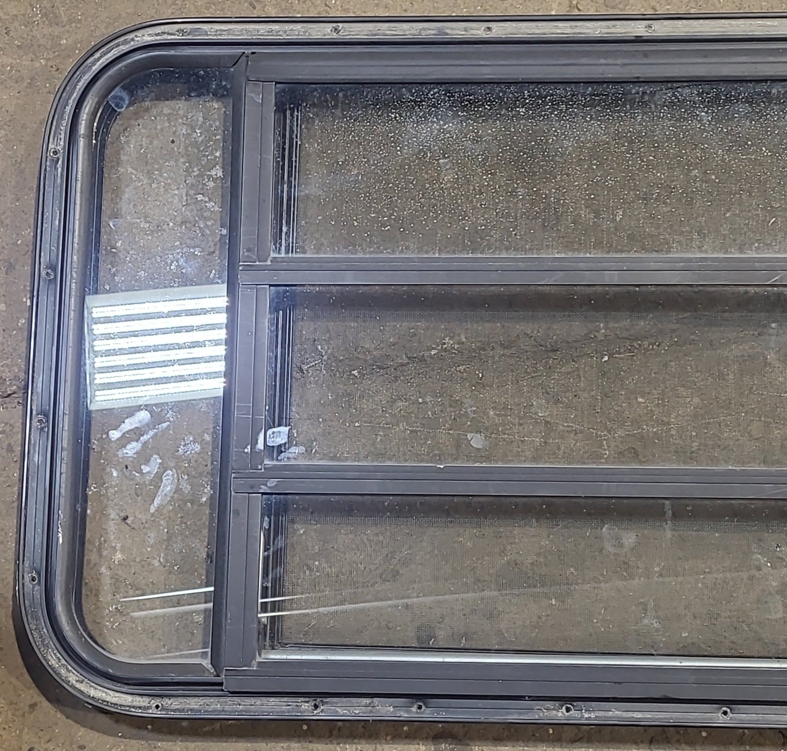 Used Black Radius Opening Window : 42 3/4