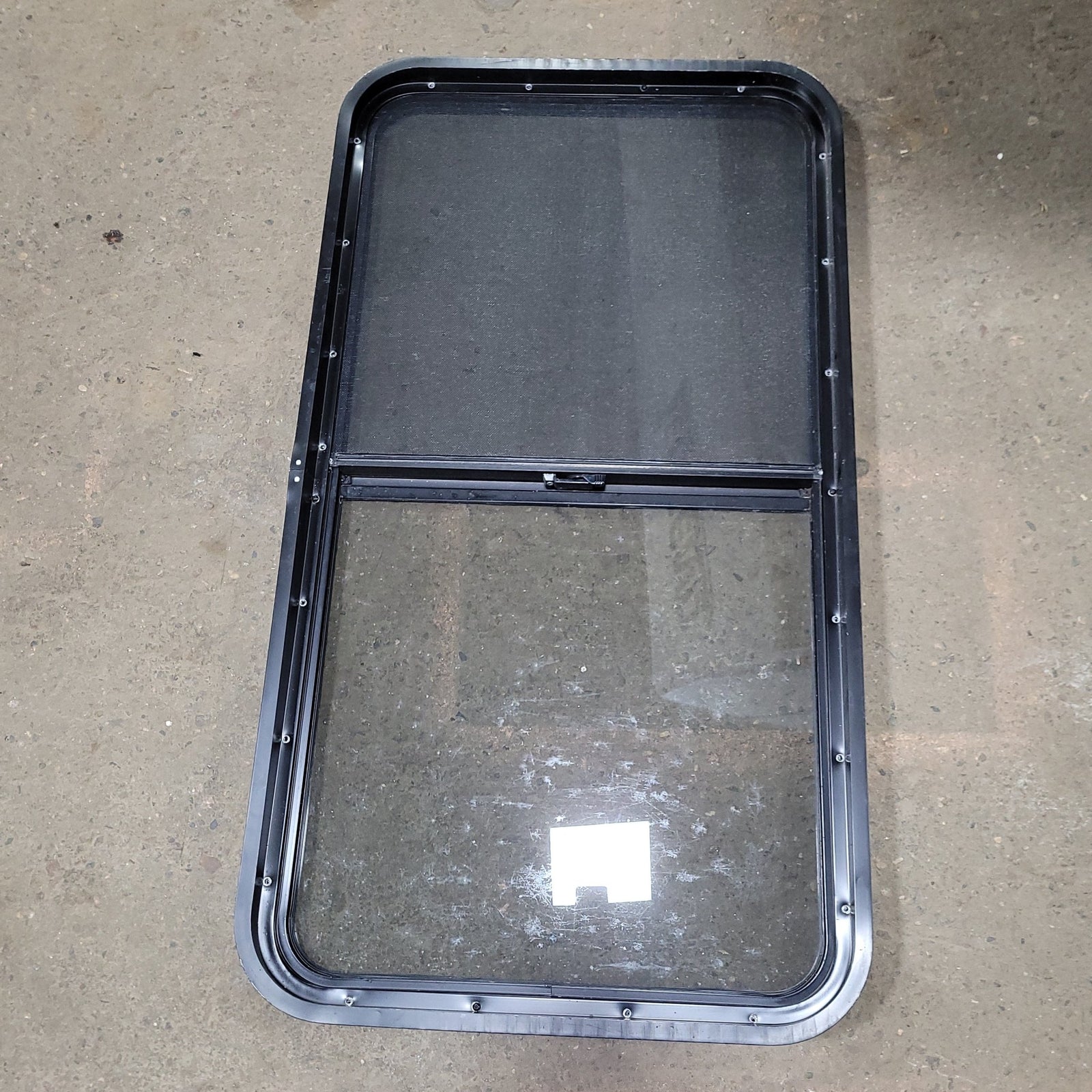 Used Black Radius Opening Window : 44 1/2