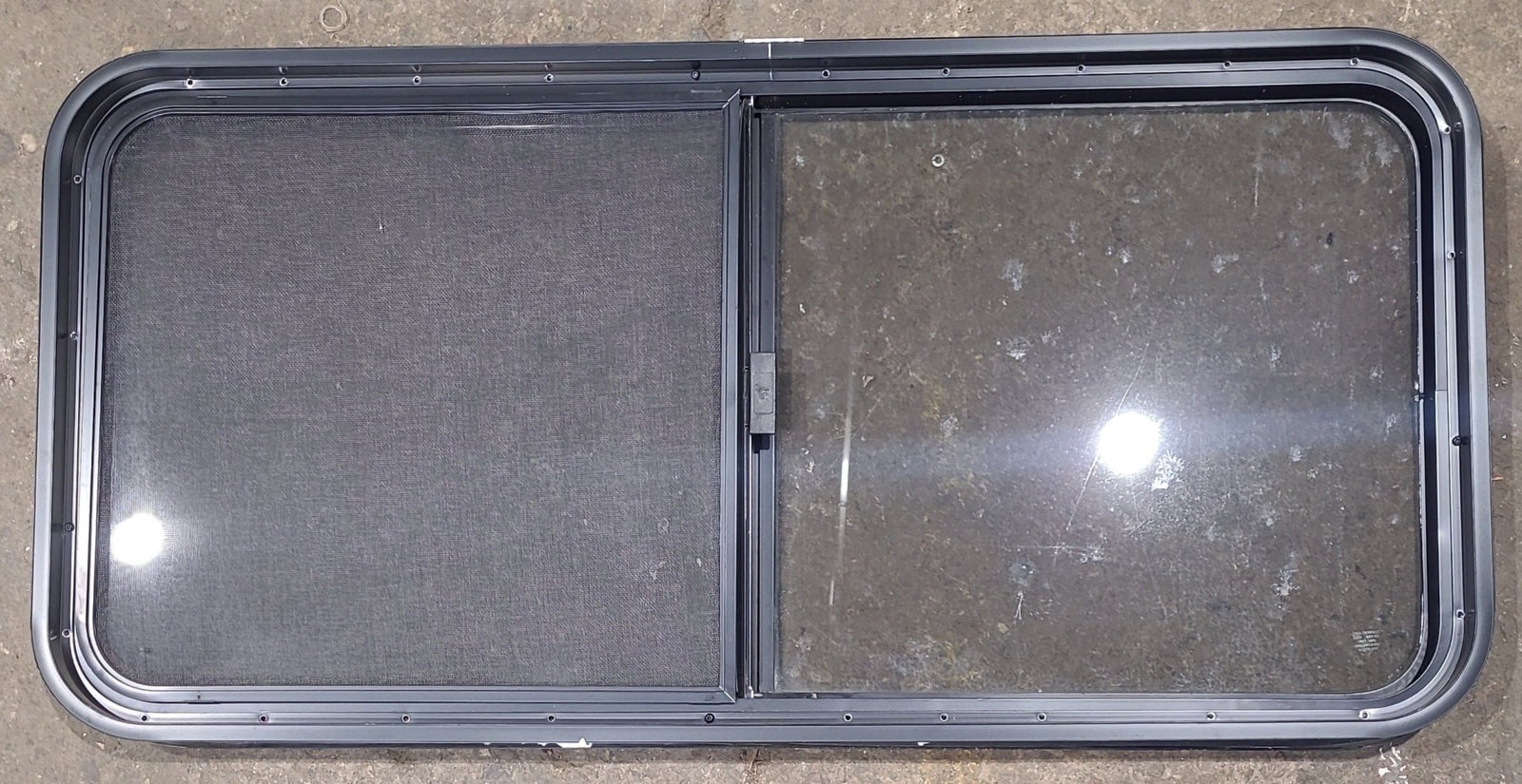 Used Black Radius Opening Window : 45 1/2