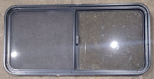 Load image into Gallery viewer, Used Black Radius Opening Window : 45 1/2&quot; W x 21 1/2&quot; H x 1 3/4&quot; D - Young Farts RV Parts