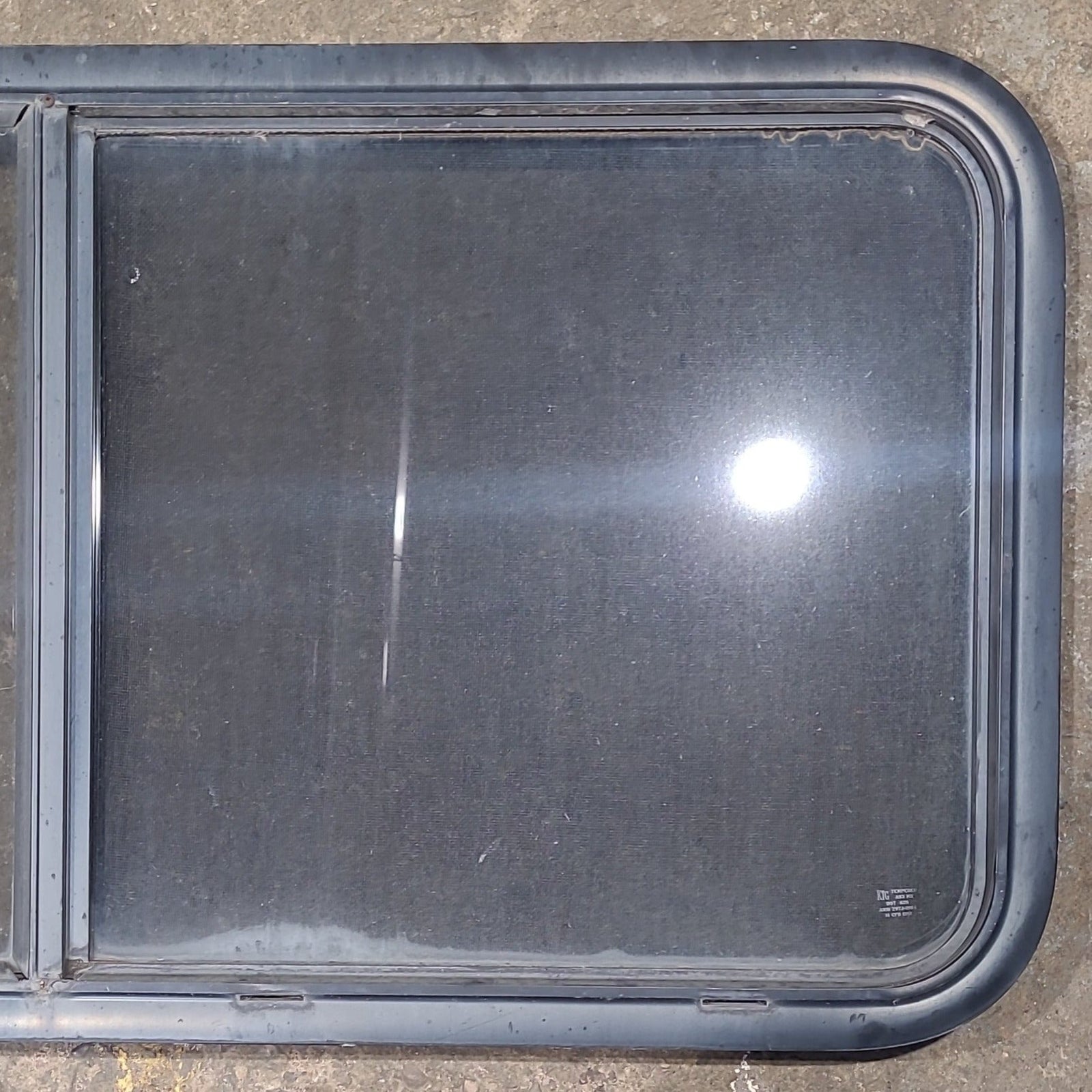 Used Black Radius Opening Window : 45 1/2