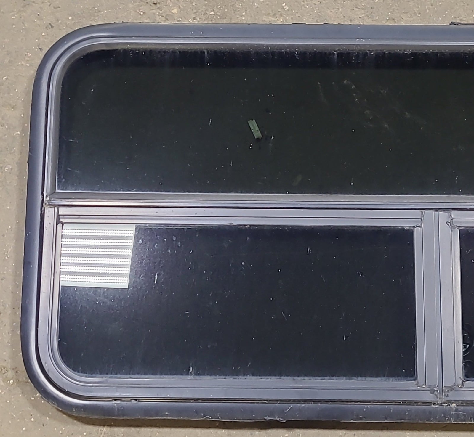 Used Black Radius Opening Window : 45 1/2