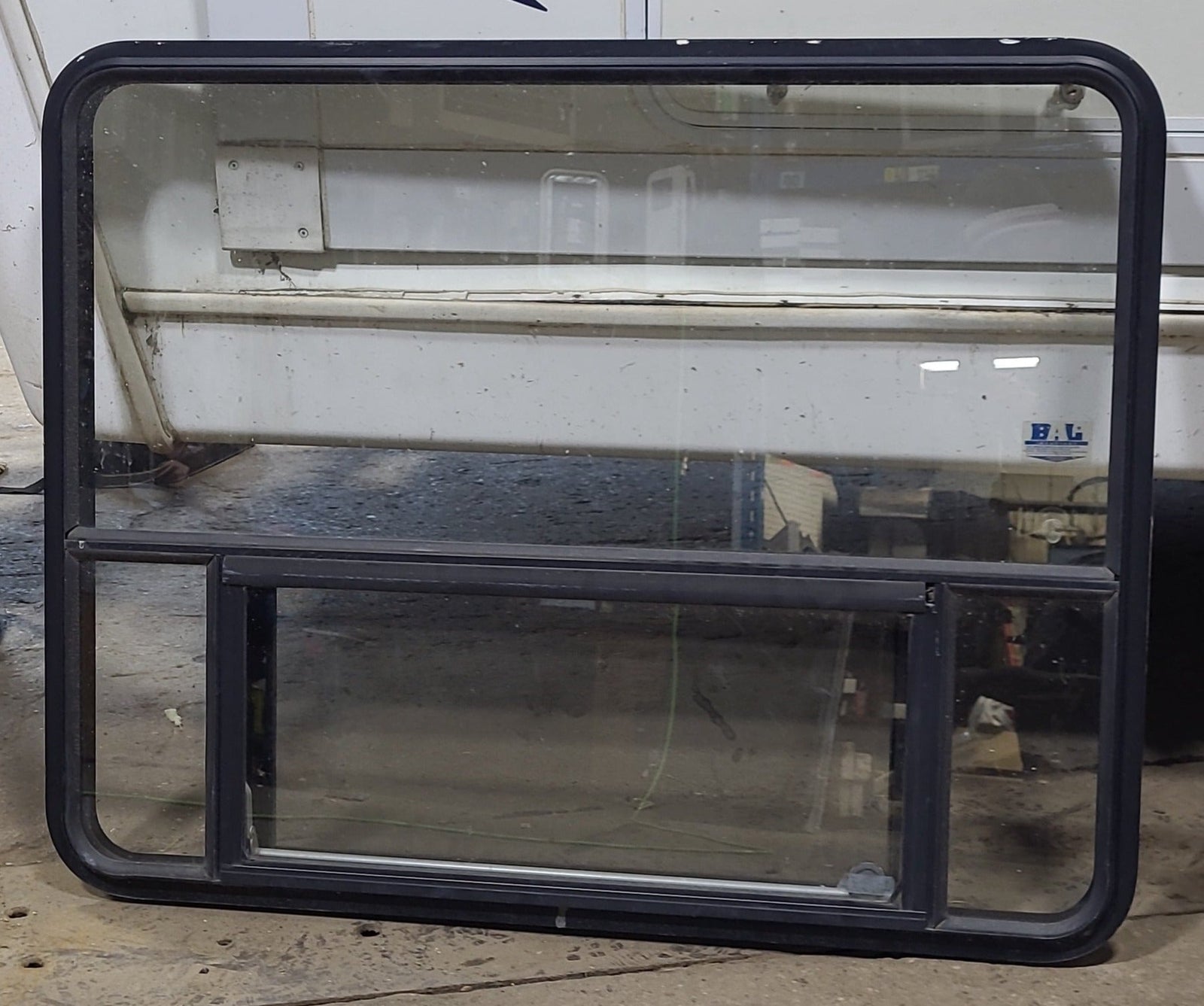 Used Black Radius Opening Window : 45 1/4