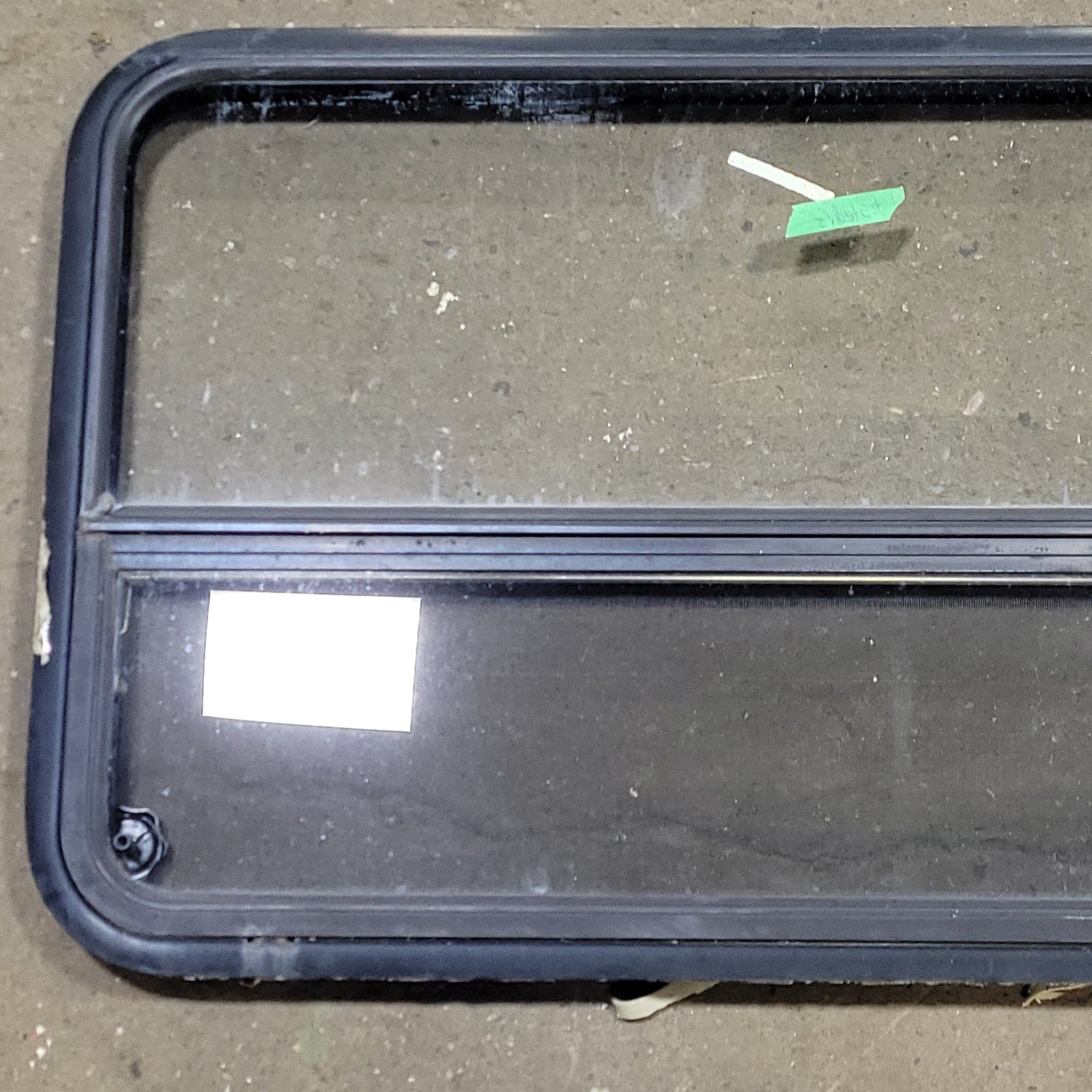 Used Black Radius Opening Window : 45 3/8